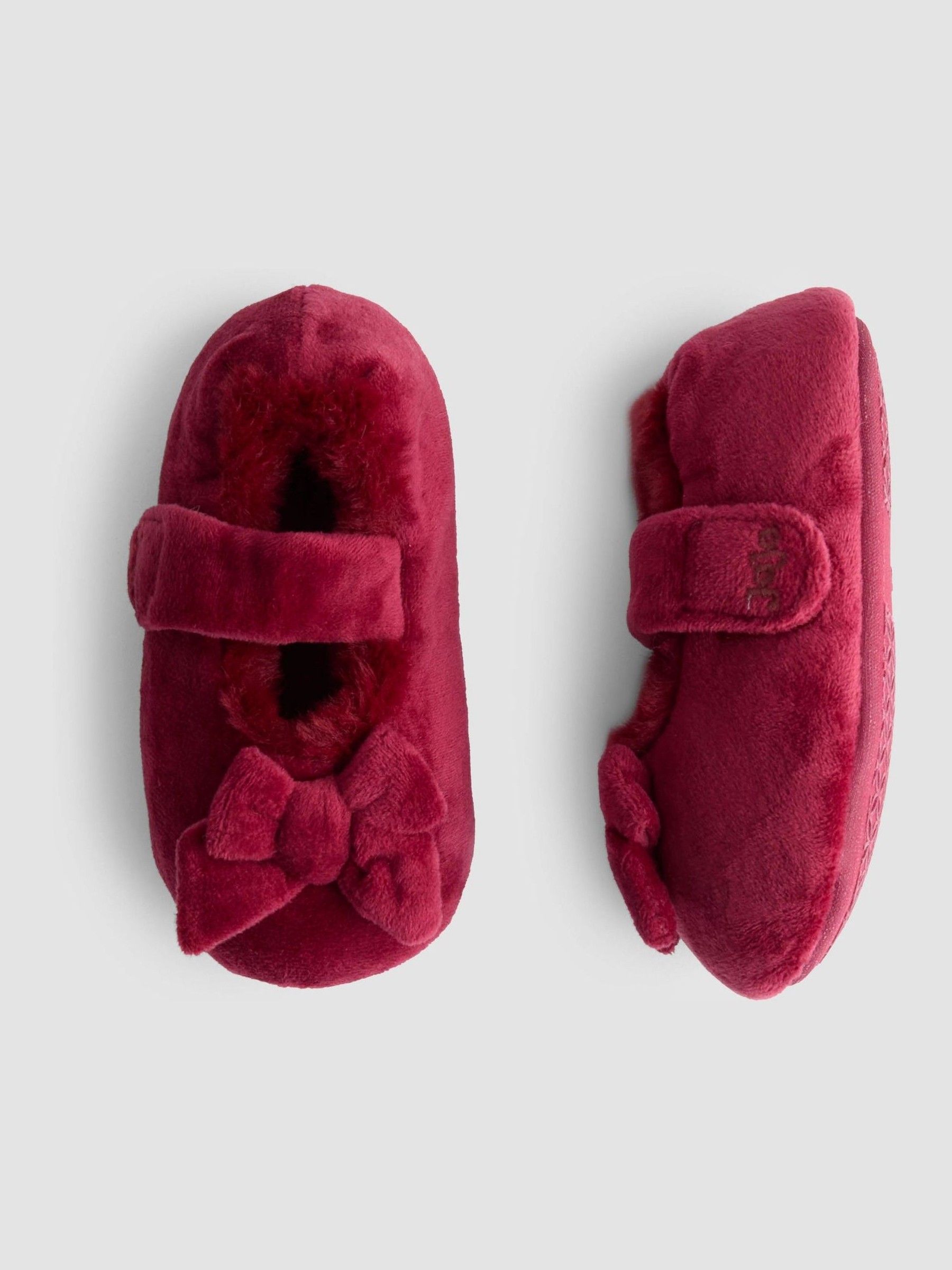 Red Borg Ballet Pump Slippers - Image 3 of 4