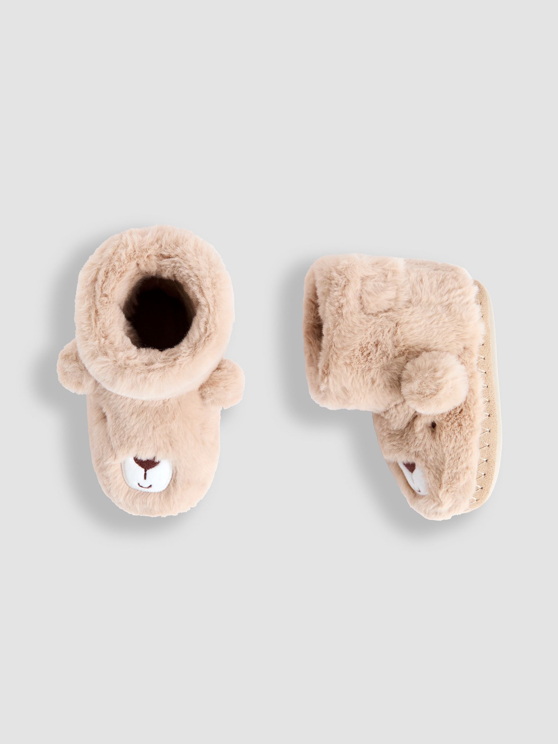 Brown Bear Plush Slipper Boots - Image 3 of 3