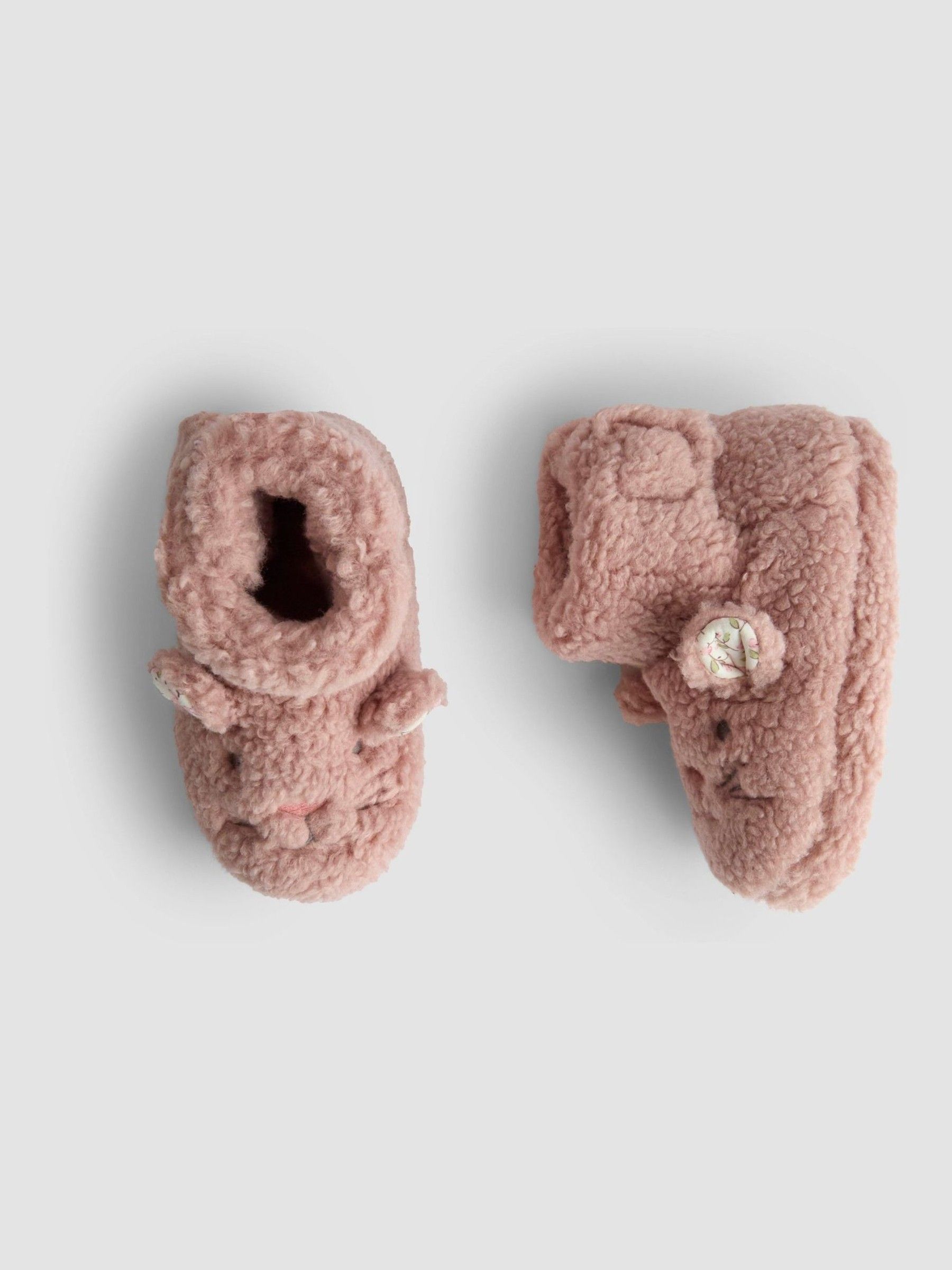 Pink Mouse Borg Slipper Boots - Image 4 of 4