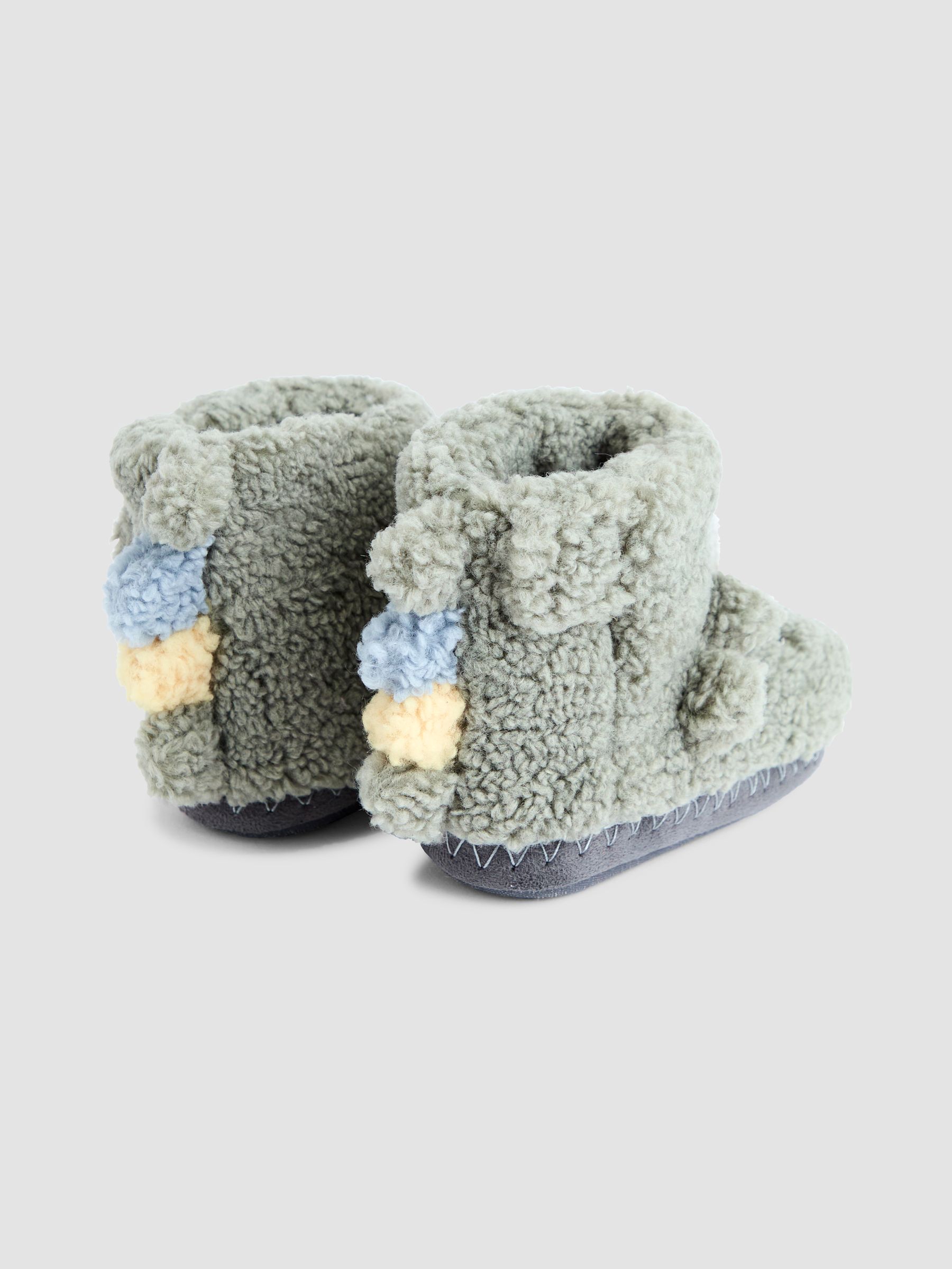 Green Dino Borg Slipper Boots - Image 2 of 4