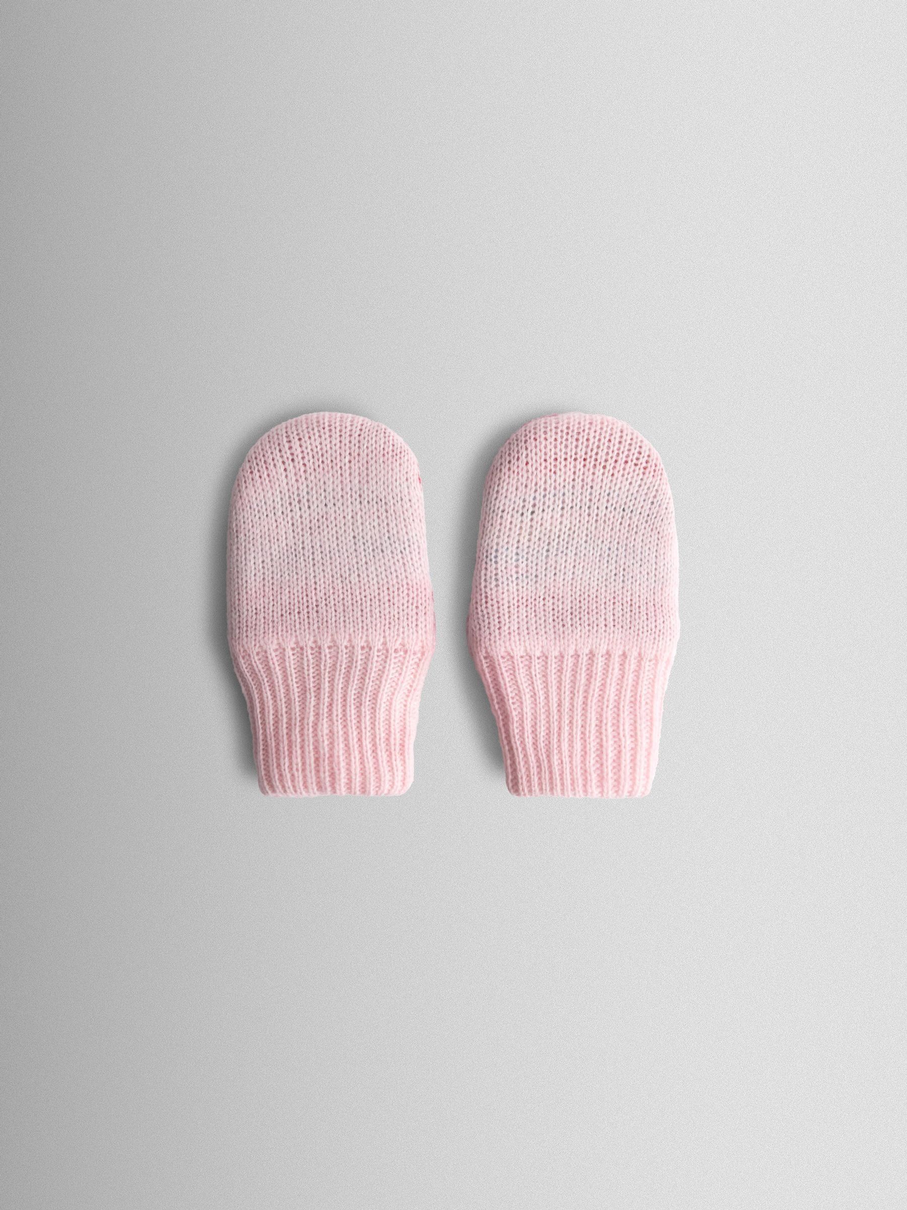Pink Mouse Fair Isle Gloves - Image 3 of 3