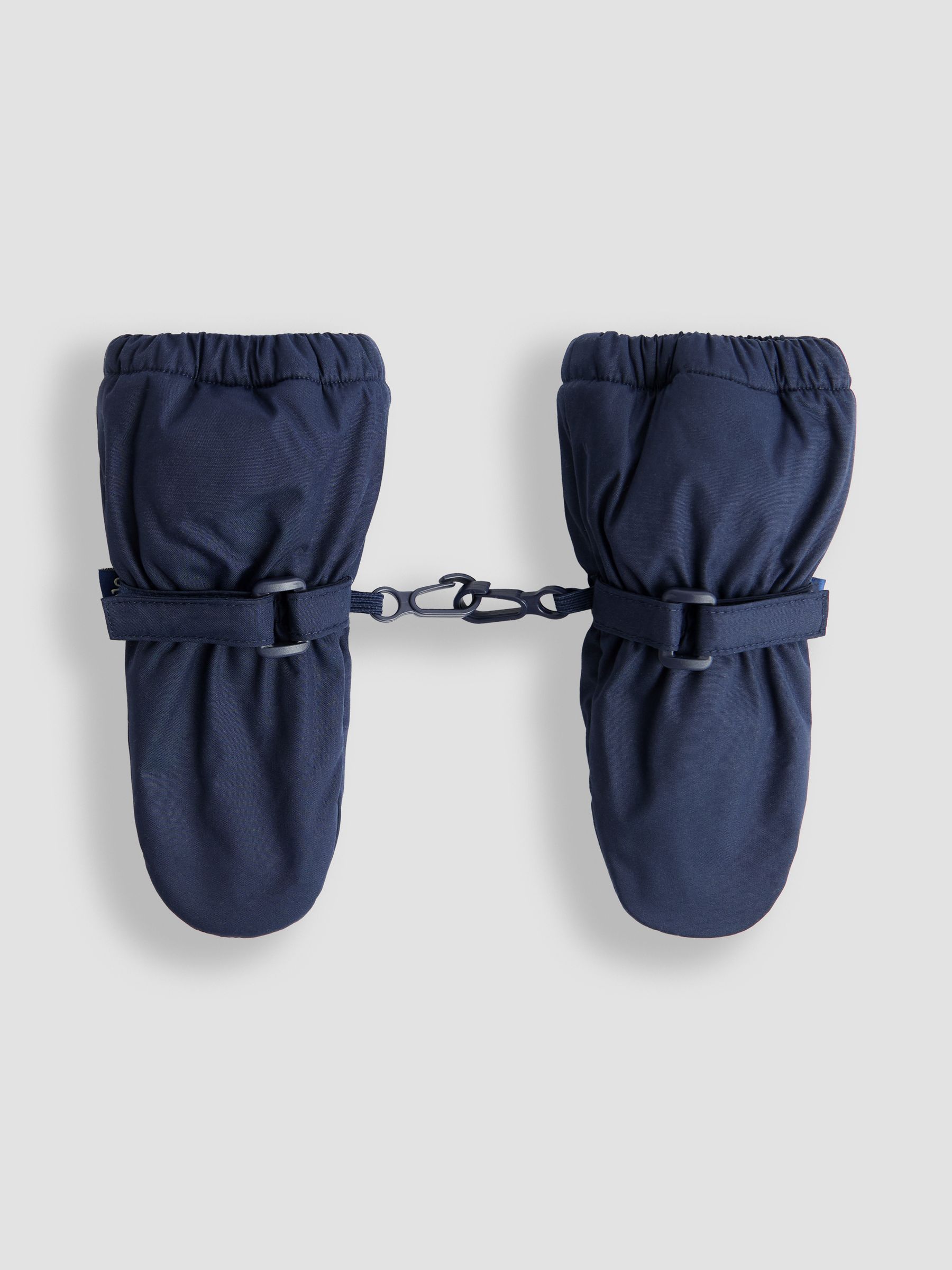 Navy Waterproof Fleece Lined Mittens - Image 1 of 3