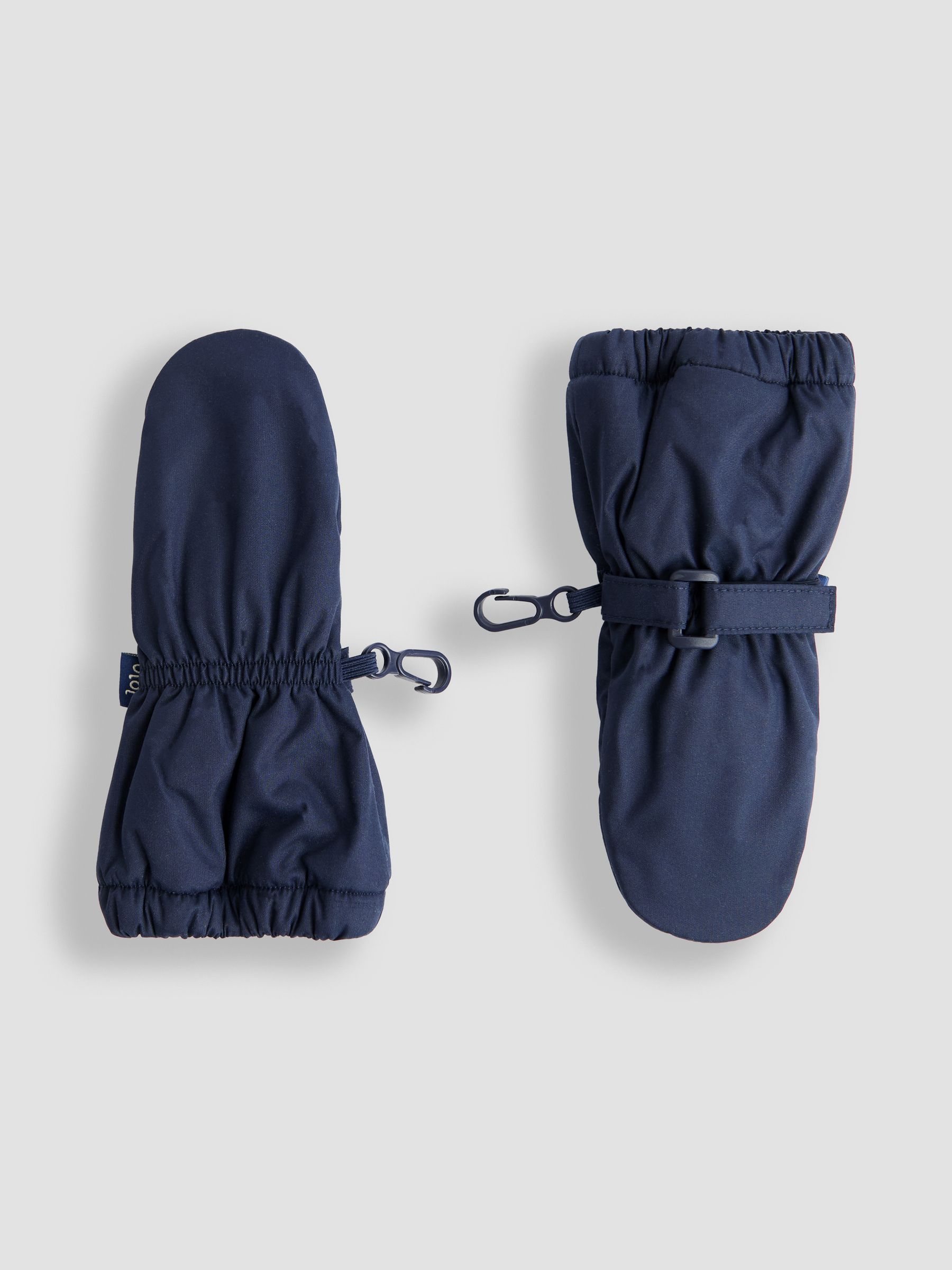 Navy Waterproof Fleece Lined Mittens - Image 3 of 3
