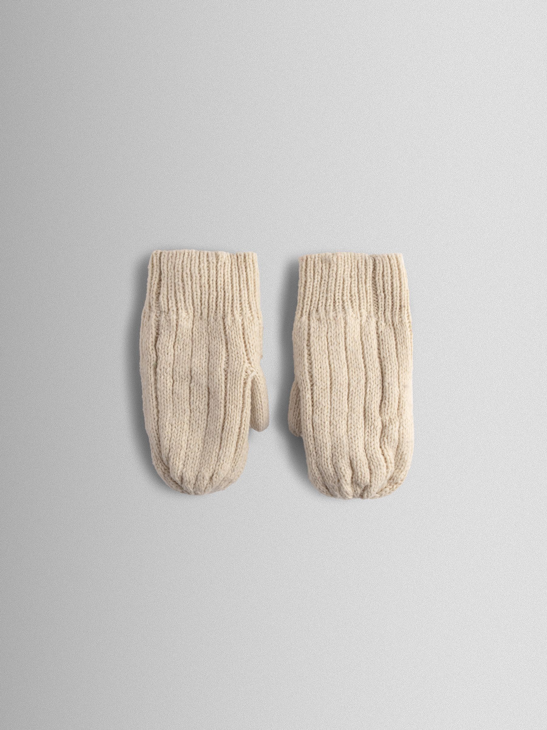 Cream Mittens - Image 2 of 3