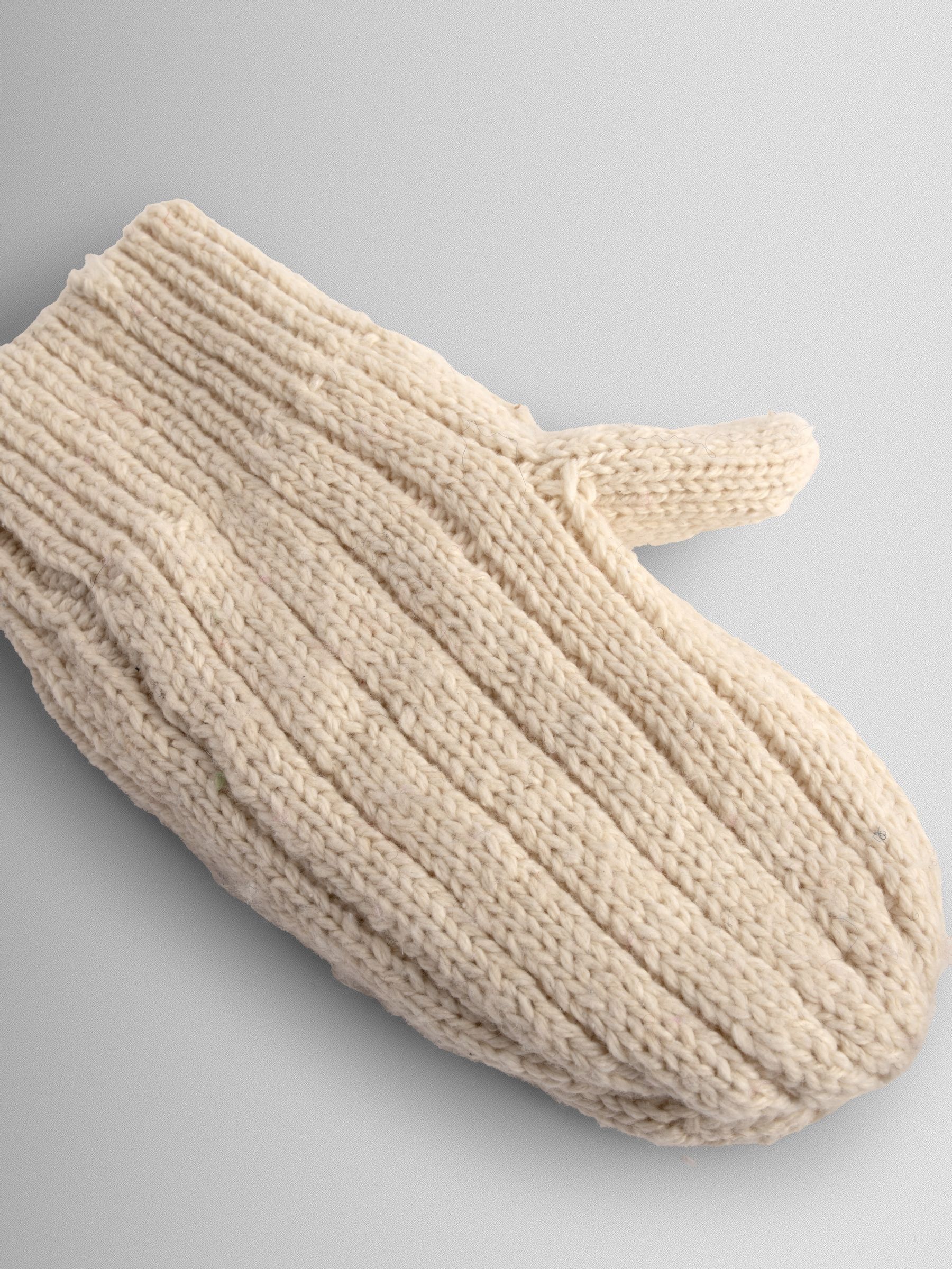 Cream Mittens - Image 3 of 3