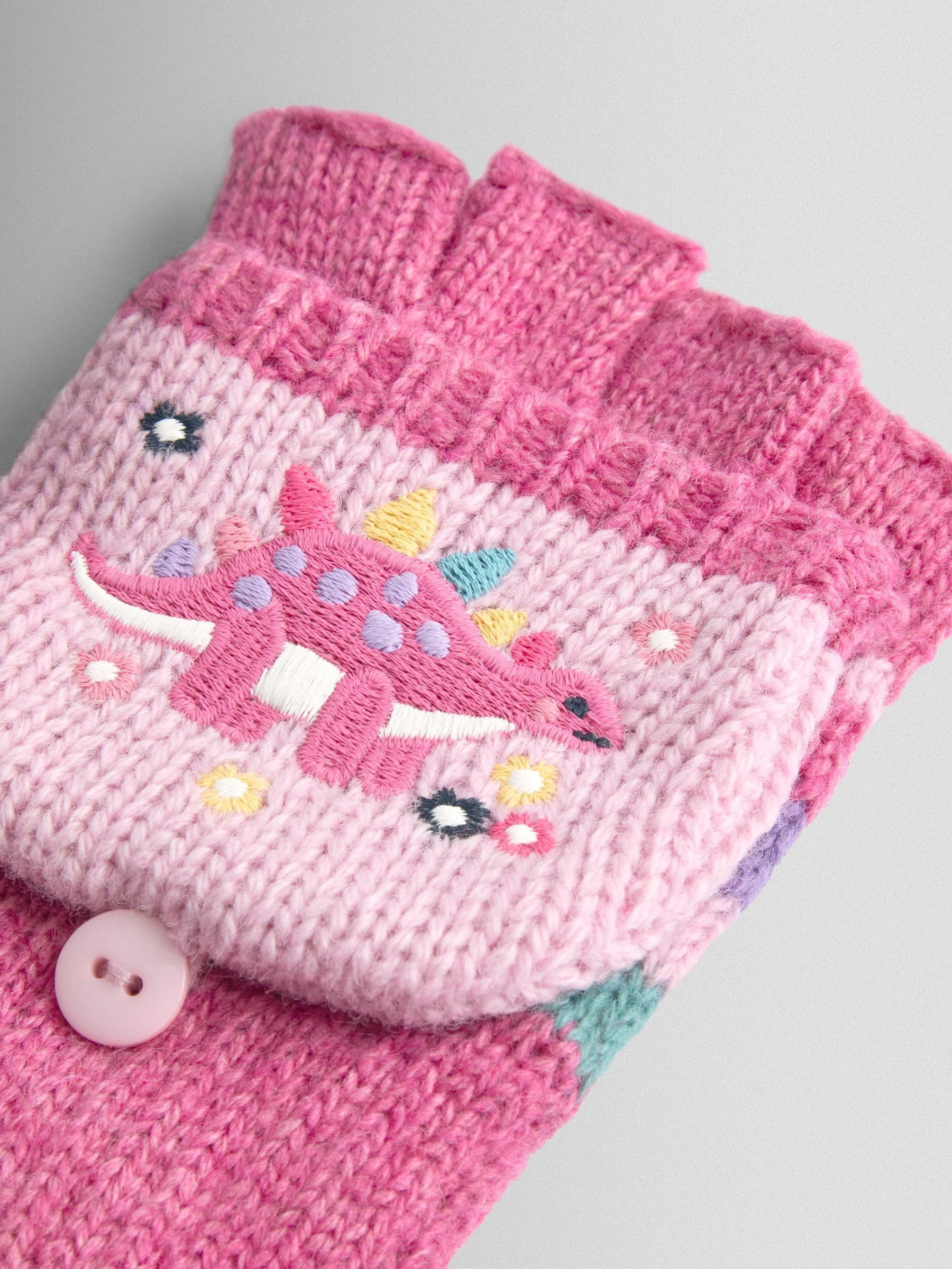 Pink Dino Gloves - Image 5 of 6