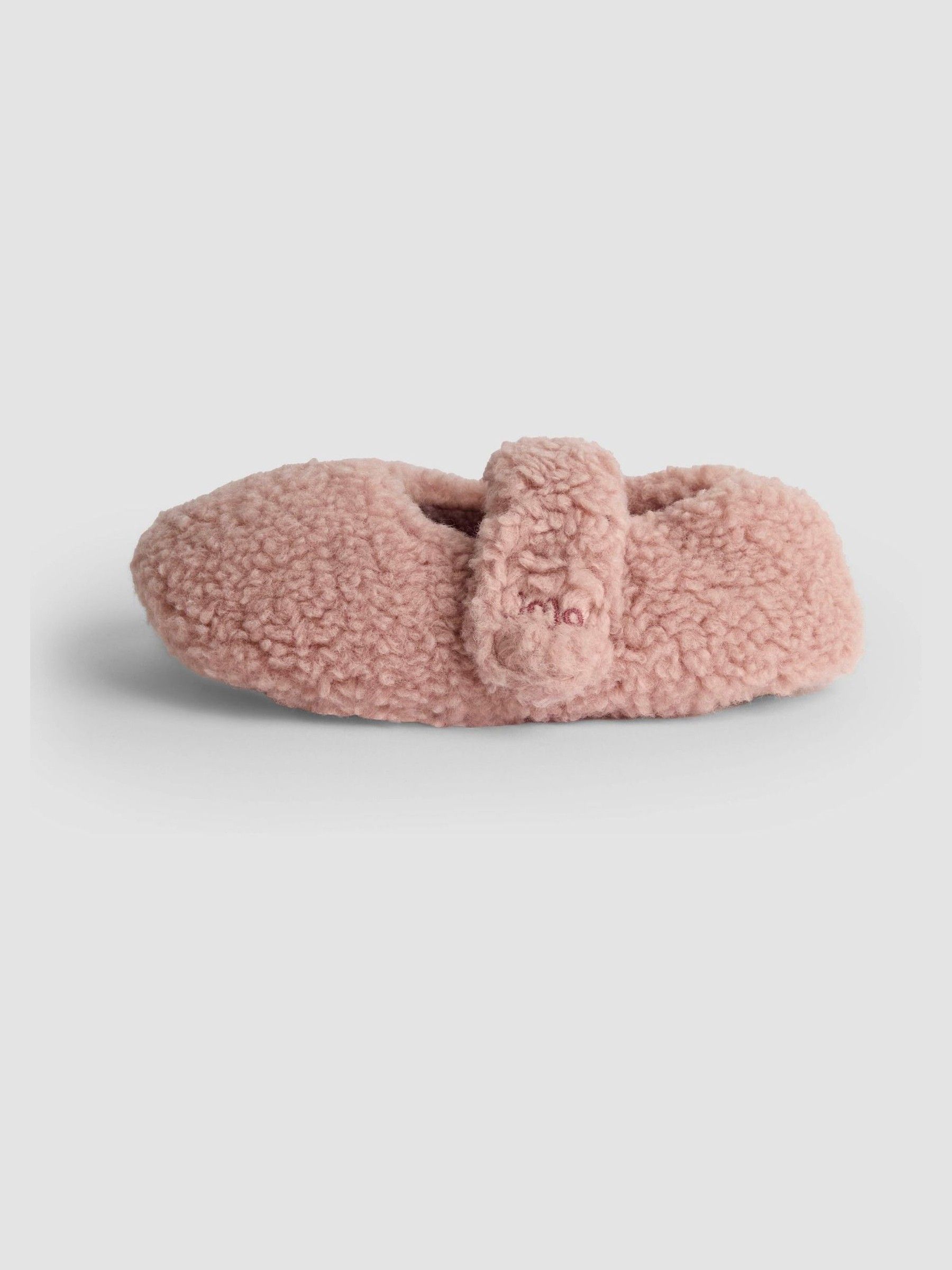 Pink Borg Ballet Pump Slippers - Image 3 of 5