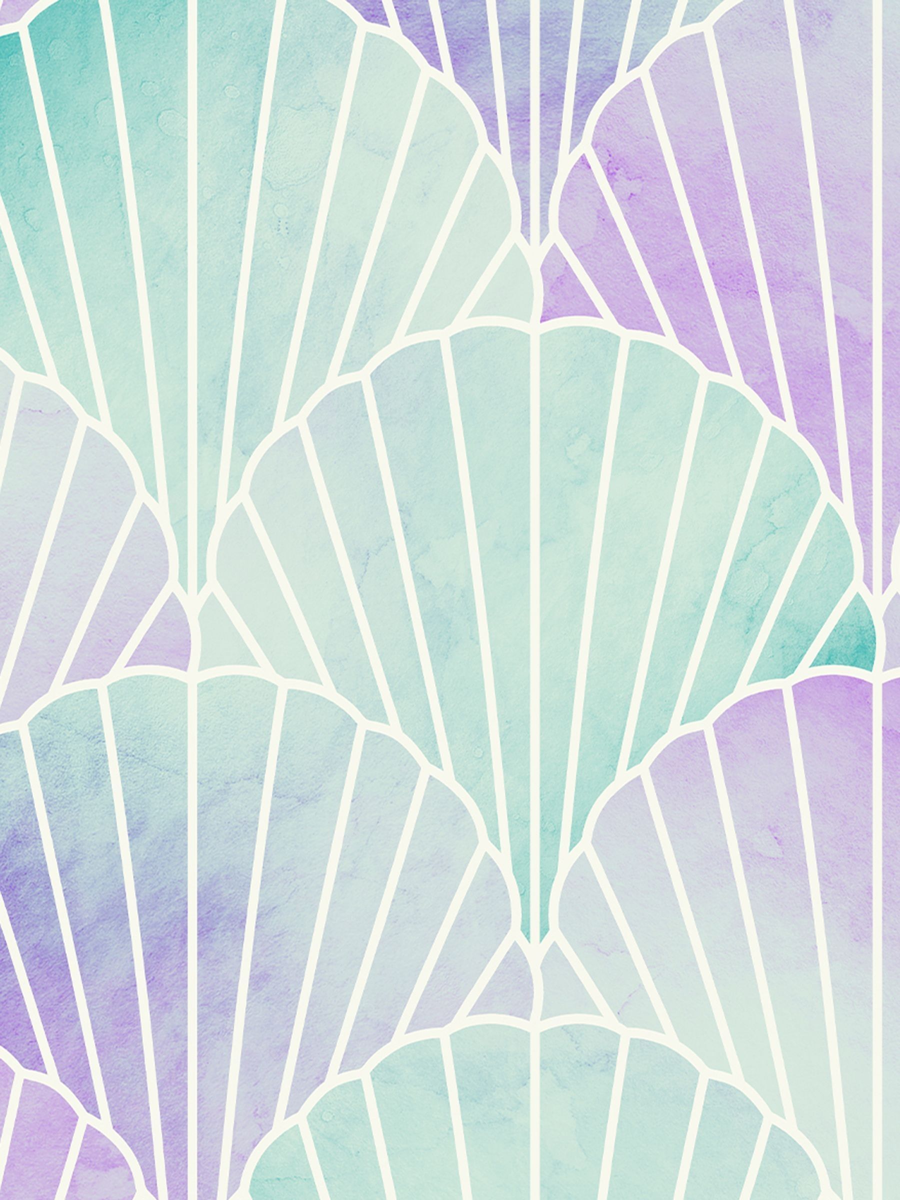 Next Mystic Purple Mermaid Seashell A4 Wallpaper Sample - Image 4 of 4