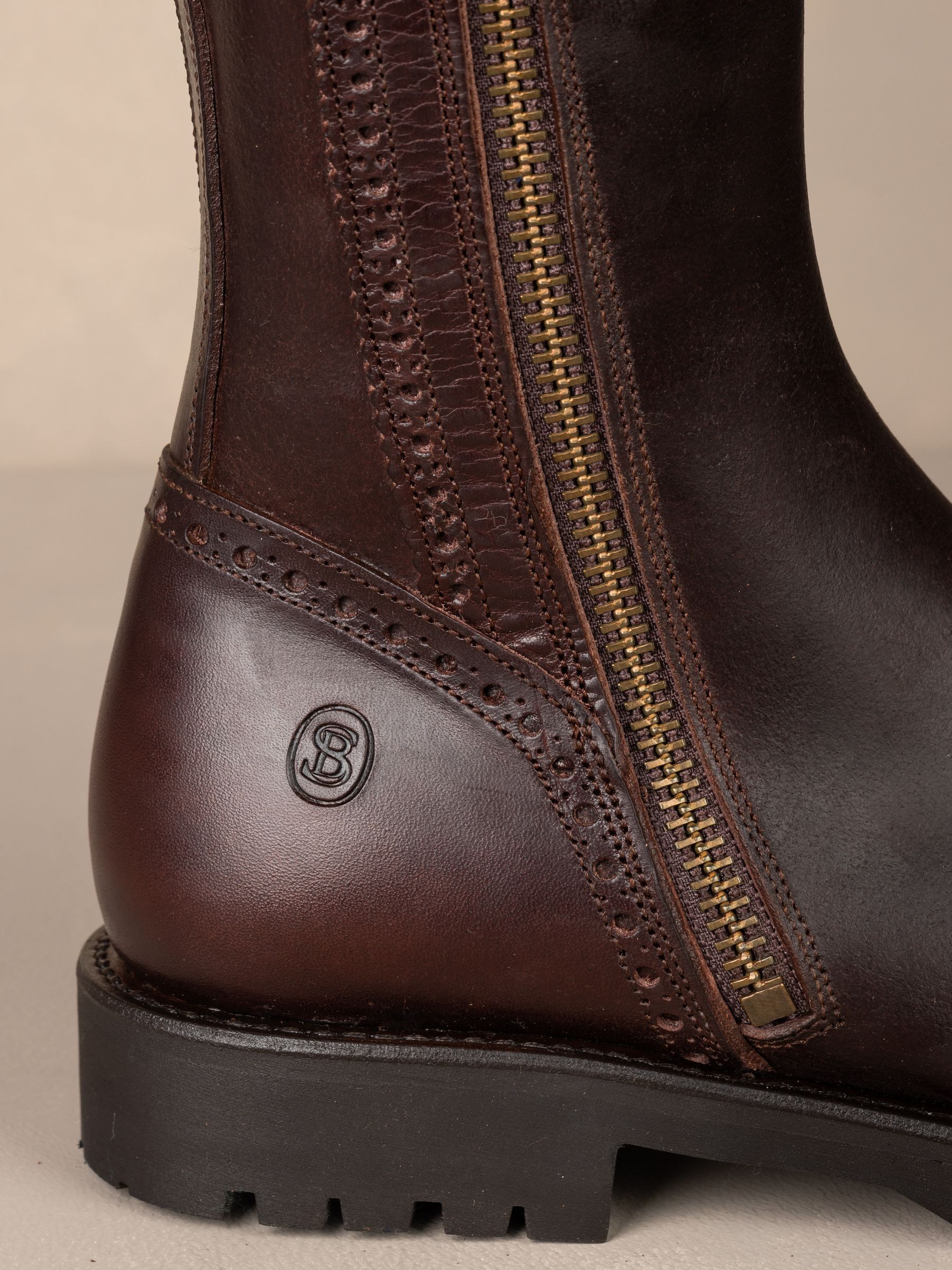 The Spanish Boot Company Brown Tall Tread Sole Spanish Riding Boots - Image 6 of 7