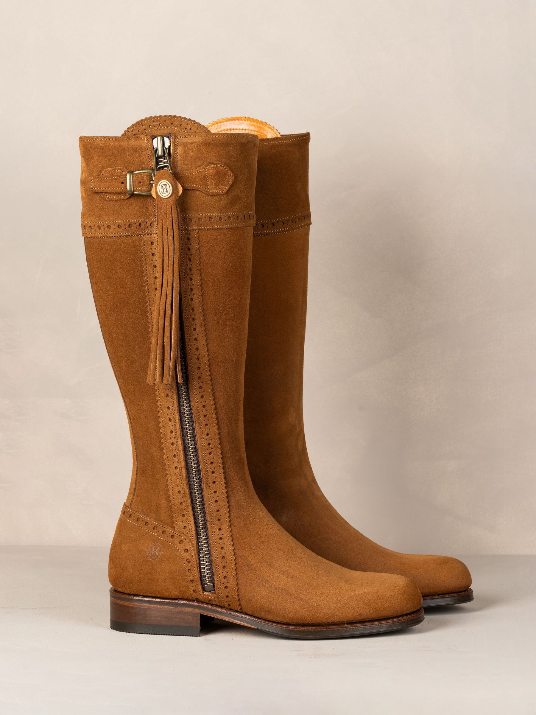 The Spanish Boot Company Brown Original Classic Spanish Riding Boots - Image 1 of 6