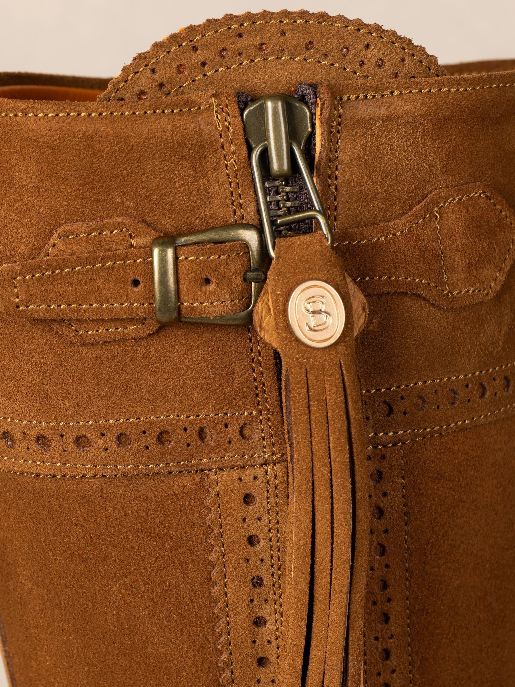 The Spanish Boot Company Brown Original Classic Spanish Riding Boots - Image 6 of 6