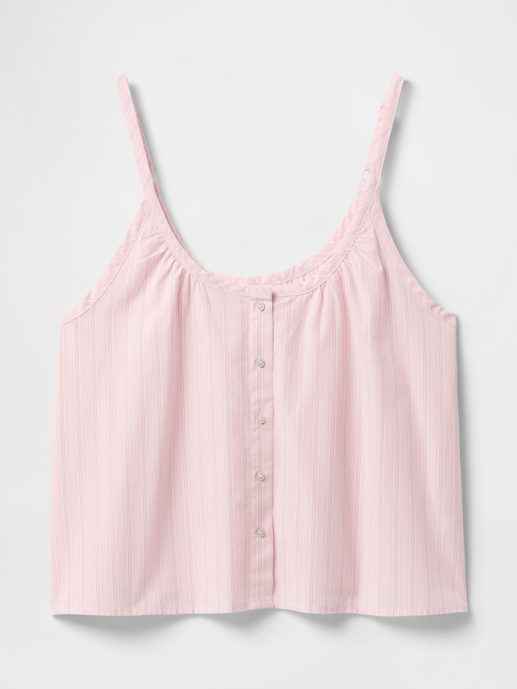Pink Poplin Pyjama Shorts Set - Image 2 of 3