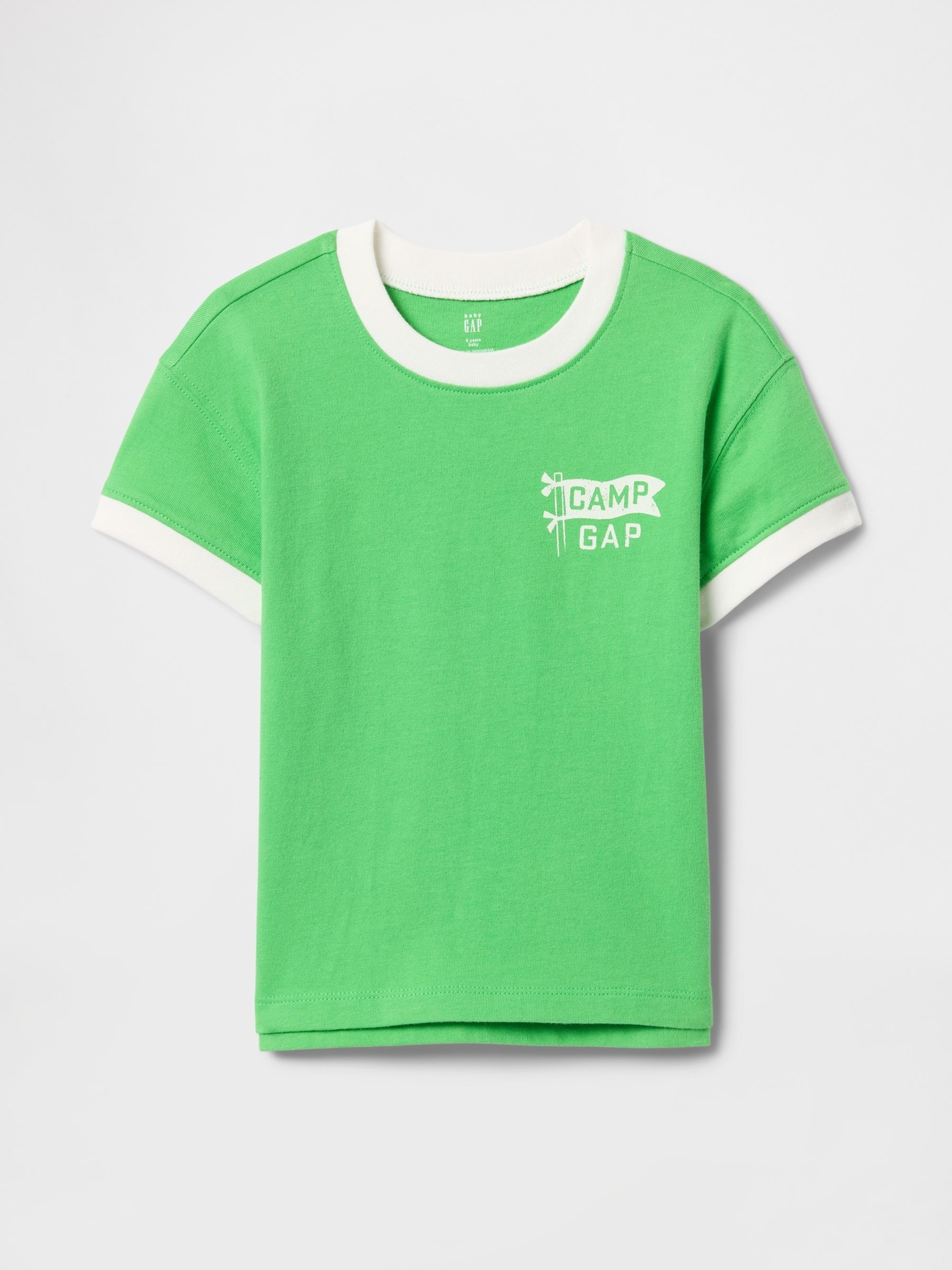 Green Cotton Short Sleeve T-Shirt (6mths-5yrs) - Image 1 of 2