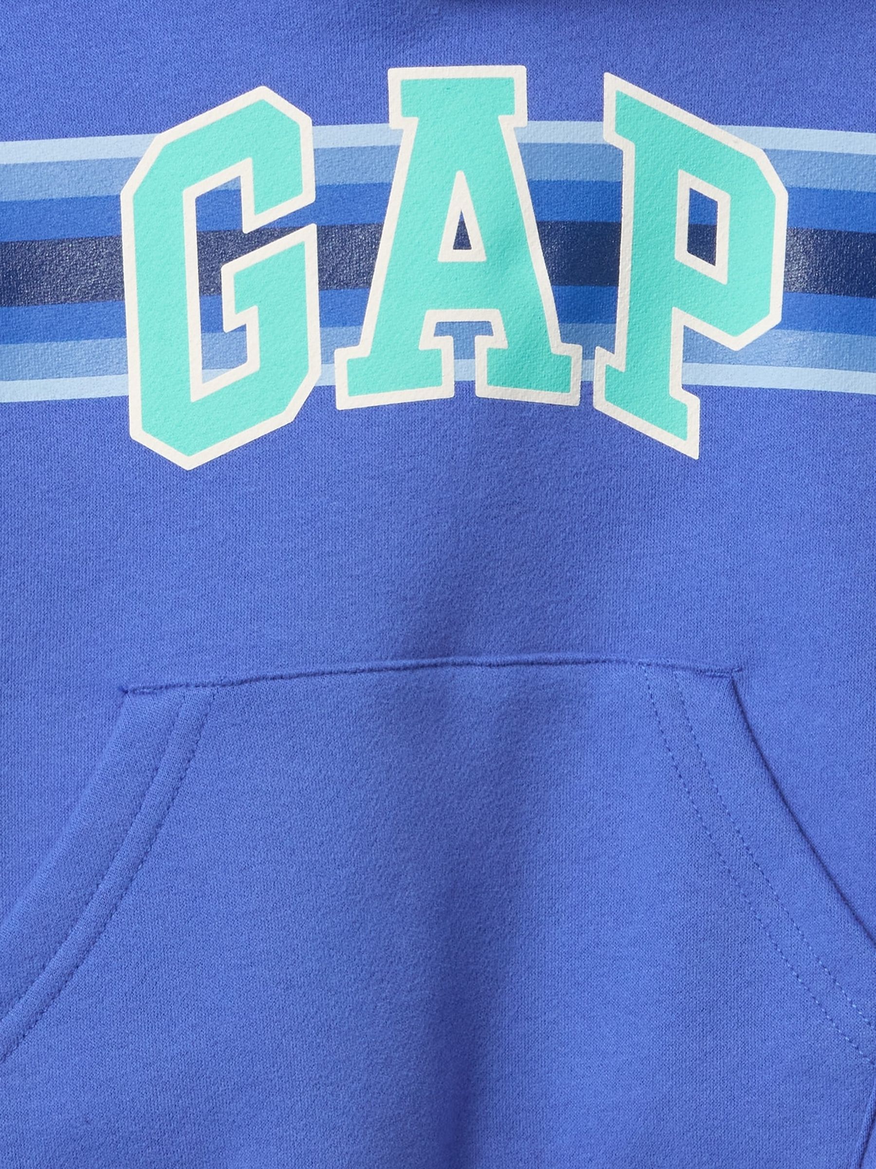 Blue Pullover Logo Zip Up Hoodie (6mths-5yrs) - Image 3 of 3