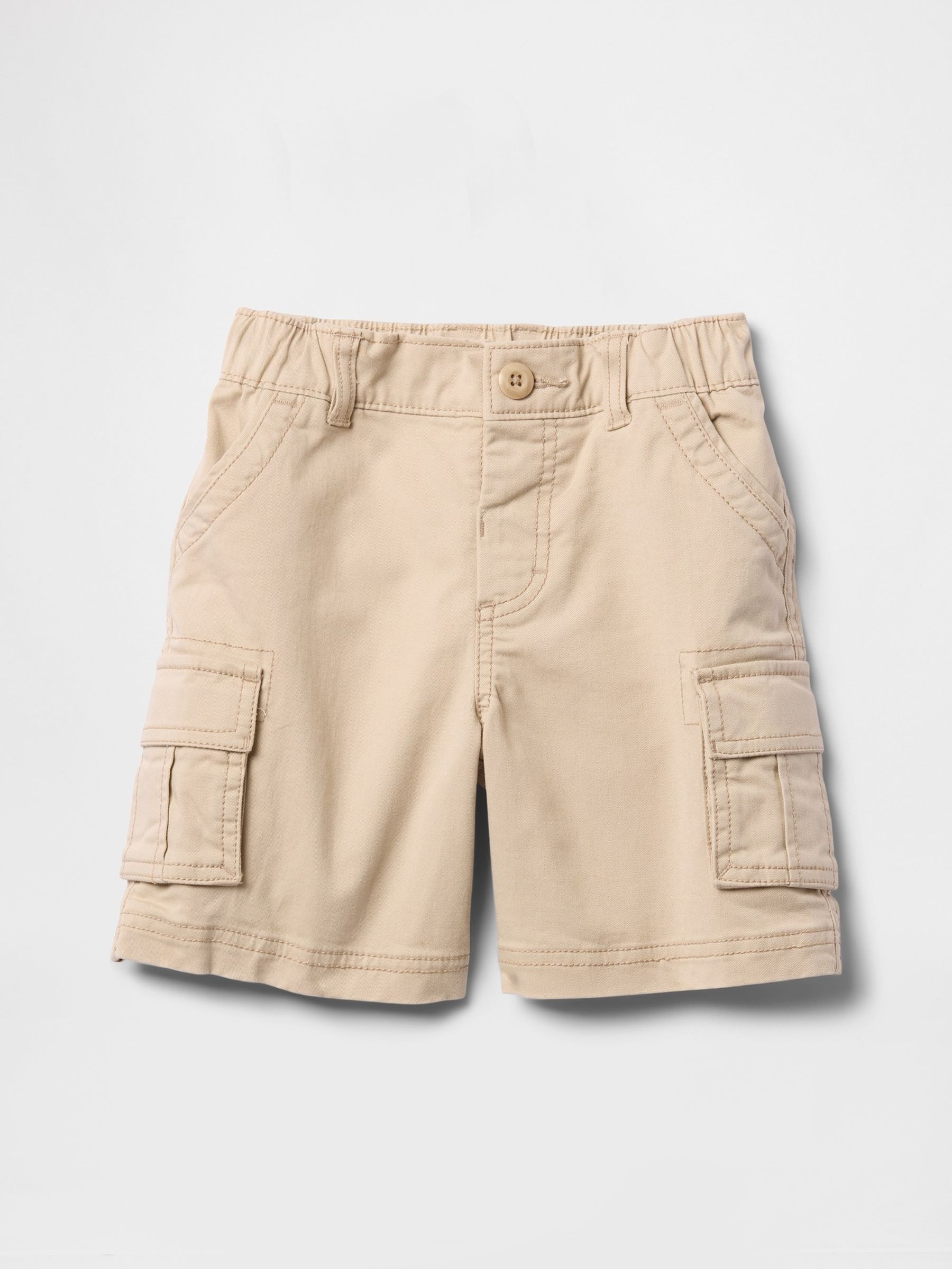 Beige Pull On Cargo Shorts (6mths-5yrs) - Image 2 of 4