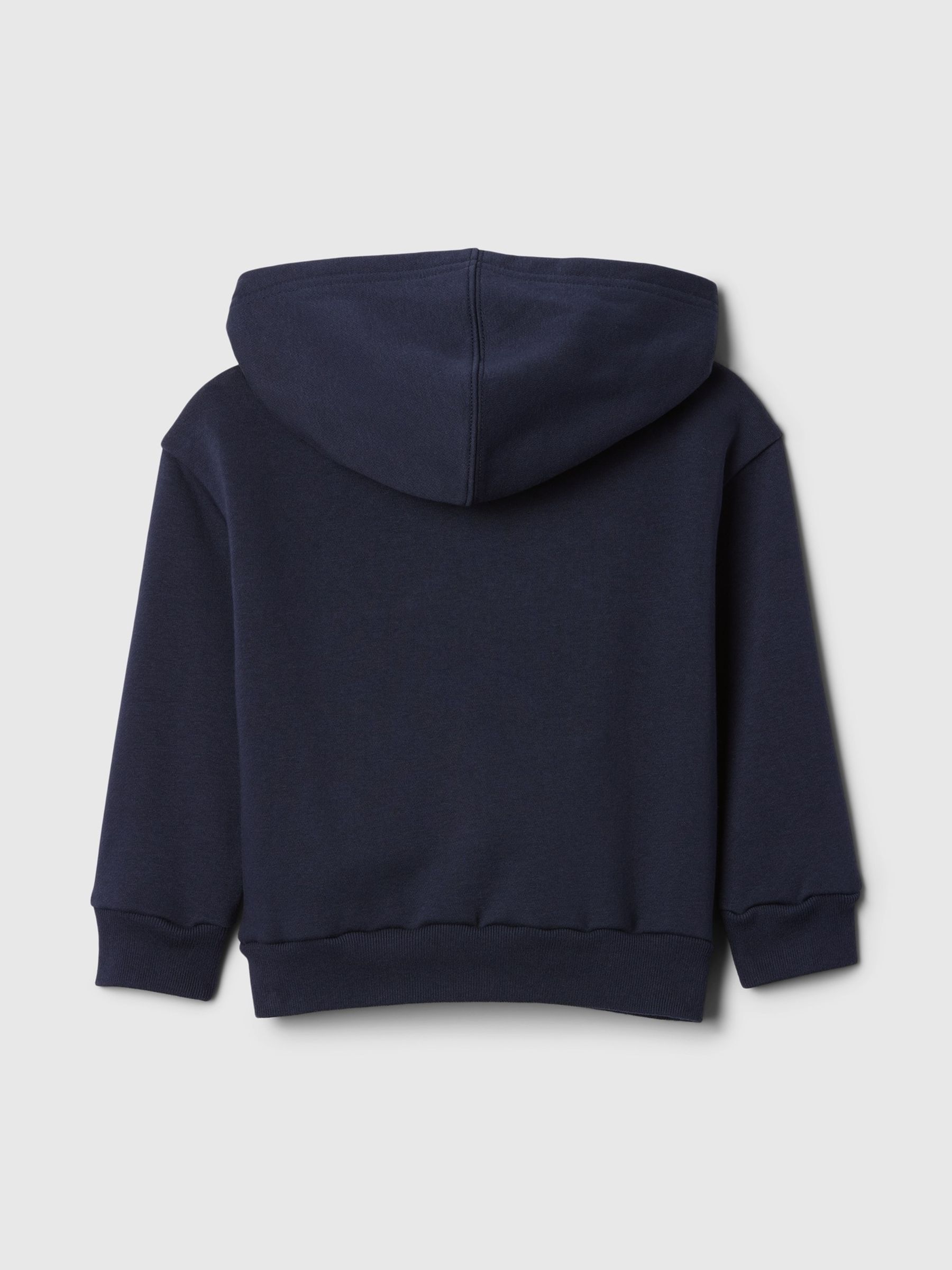 Navy Blue Pullover Logo Fleece-Lined Hoodie (6mths-5yrs) - Image 2 of 3