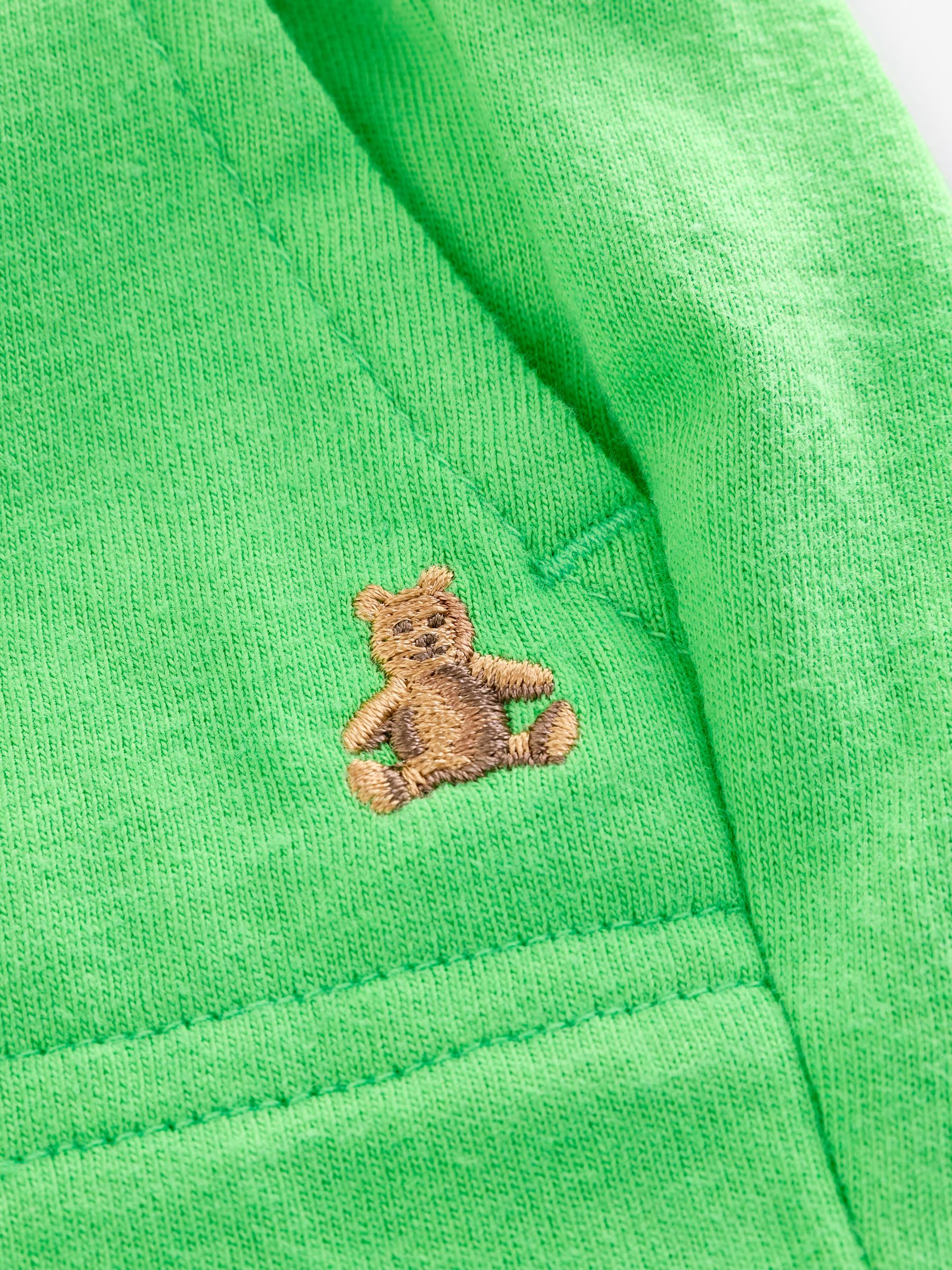 Lime Green Cotton Pull On Shorts (6mths-5yrs) - Image 4 of 4