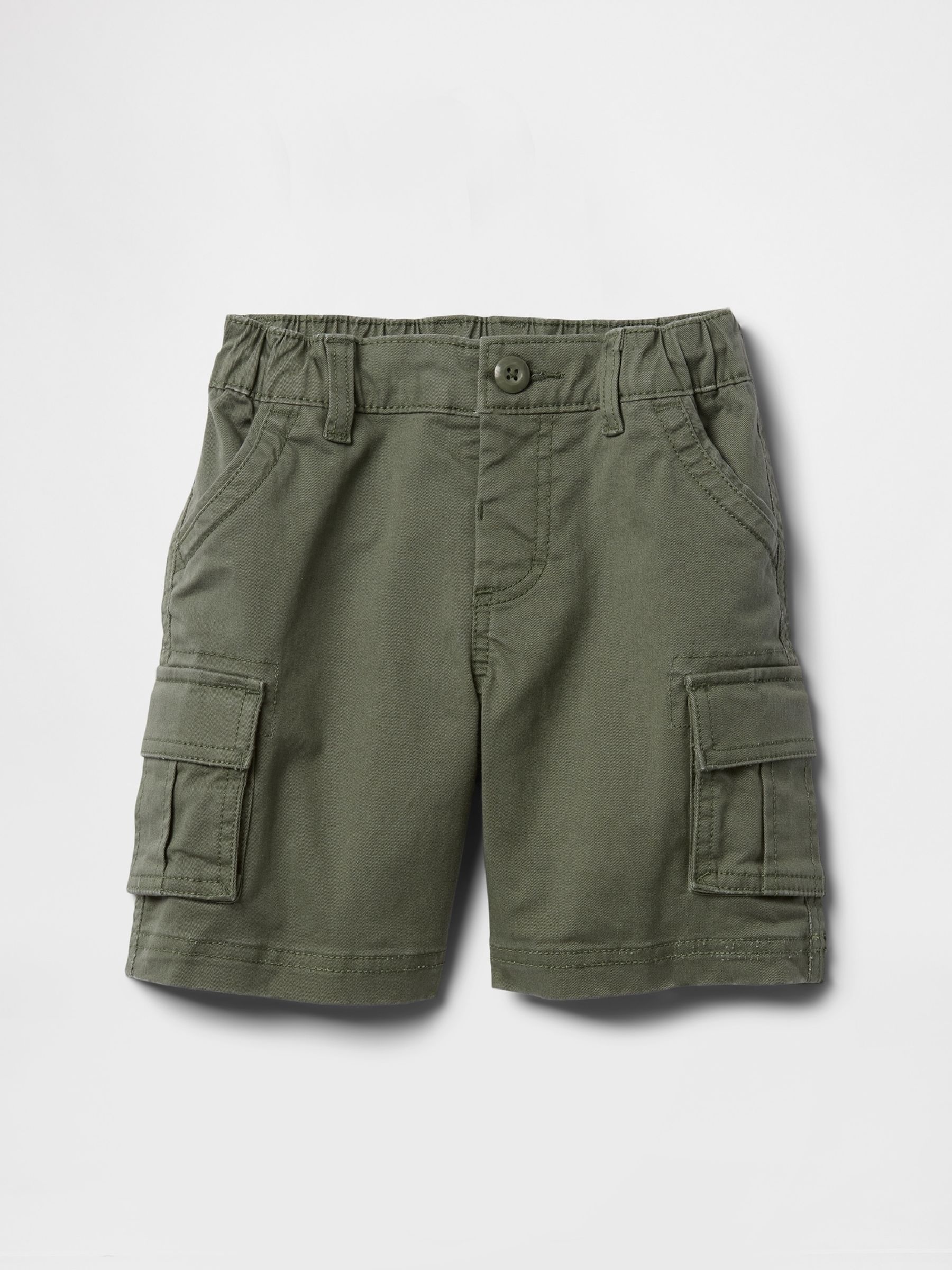 Green Pull On Cargo Shorts (6mths-5yrs) - Image 2 of 4