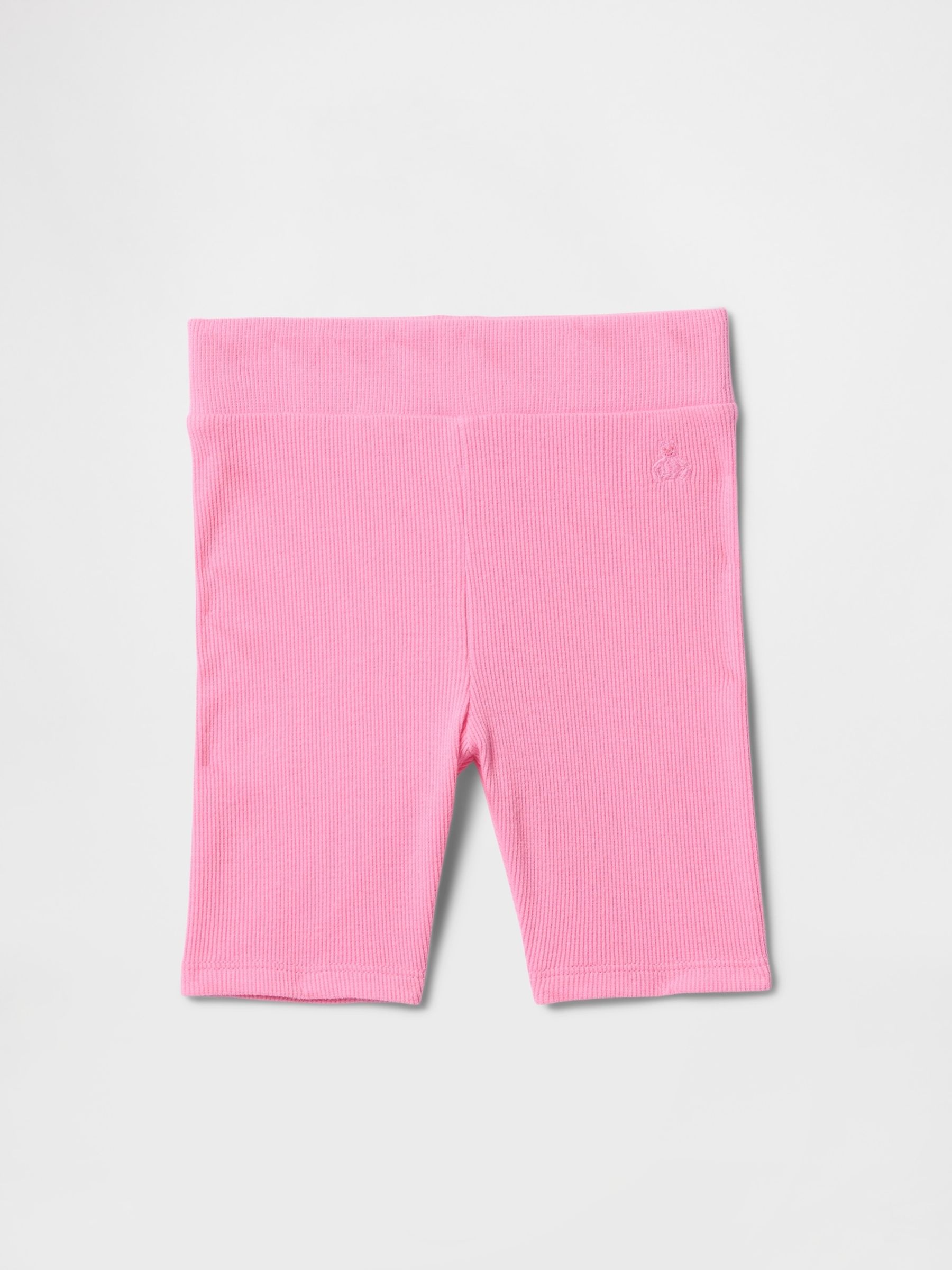 Pink Ribbed Cycling Shorts (6mths-5yrs) - Image 1 of 2