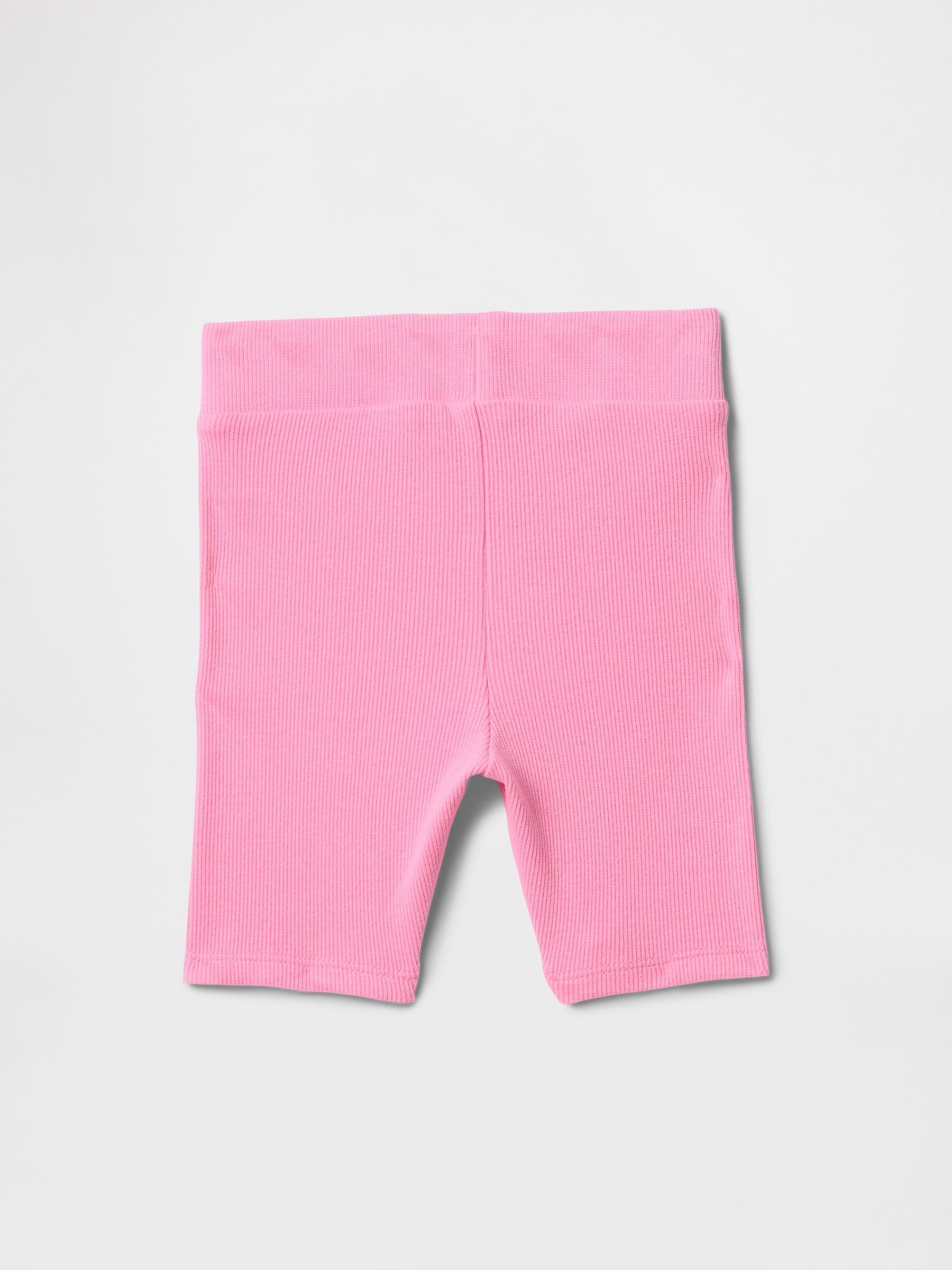 Pink Ribbed Cycling Shorts (6mths-5yrs) - Image 2 of 2