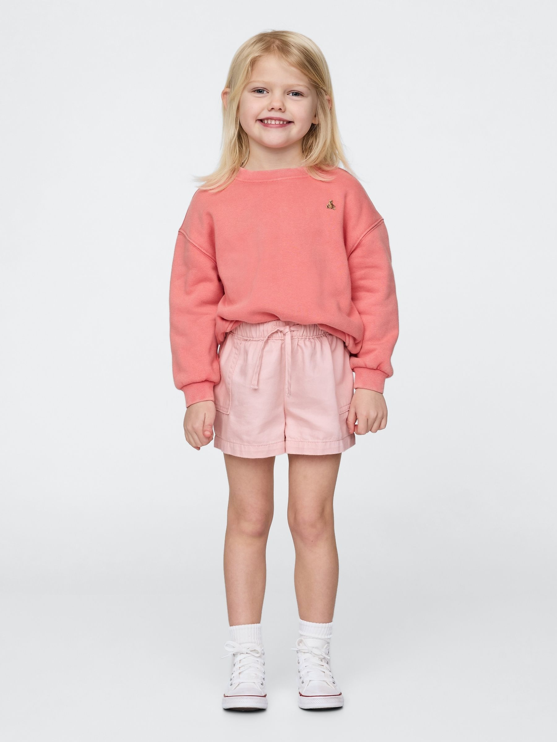 Light Pink UltraSoft Pull On Shorts (6mths-5yrs) - Image 1 of 4