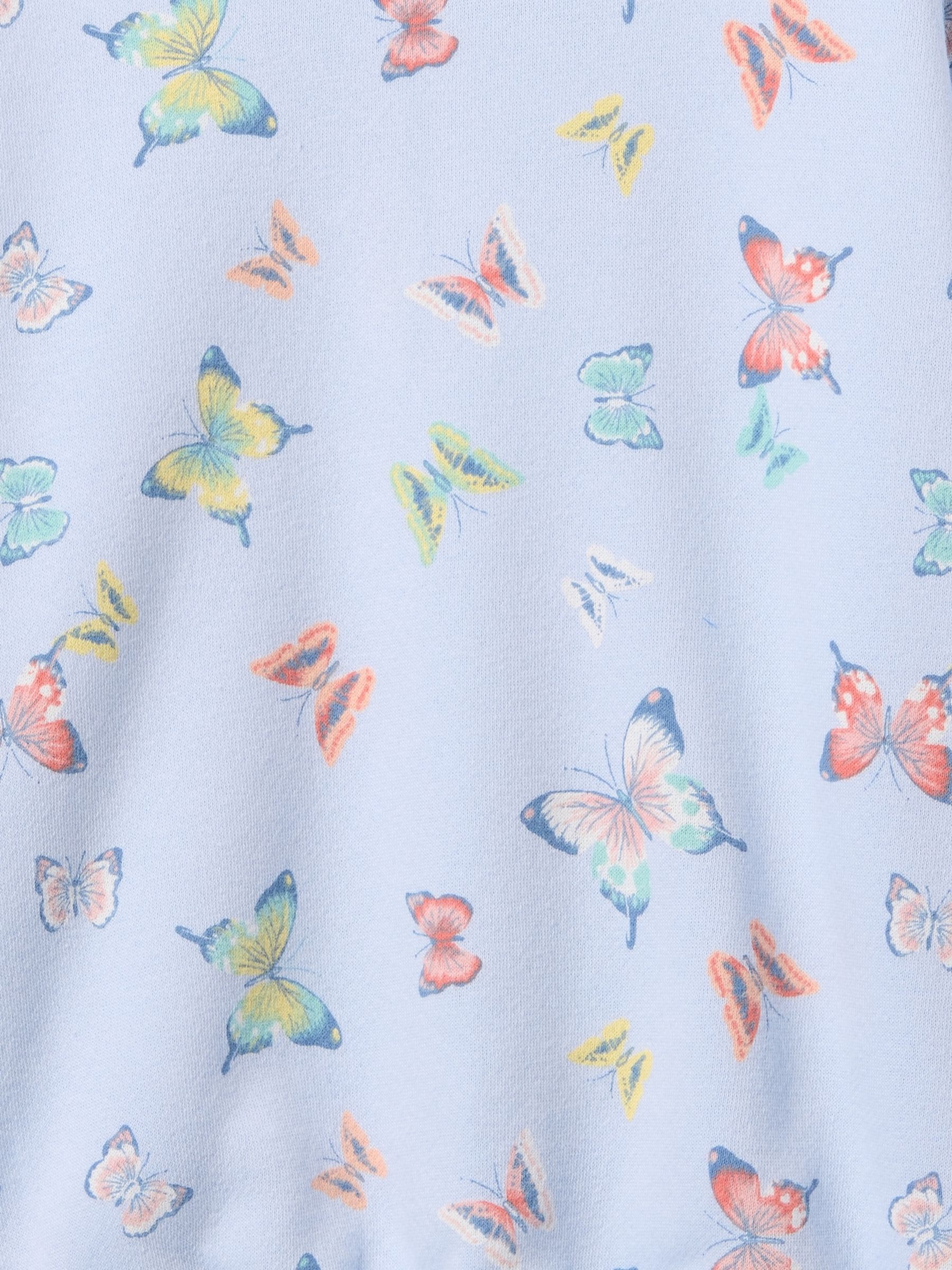 Blue Butterfly Vintage Soft Sweatshirt (6mths-5yrs) - Image 3 of 3