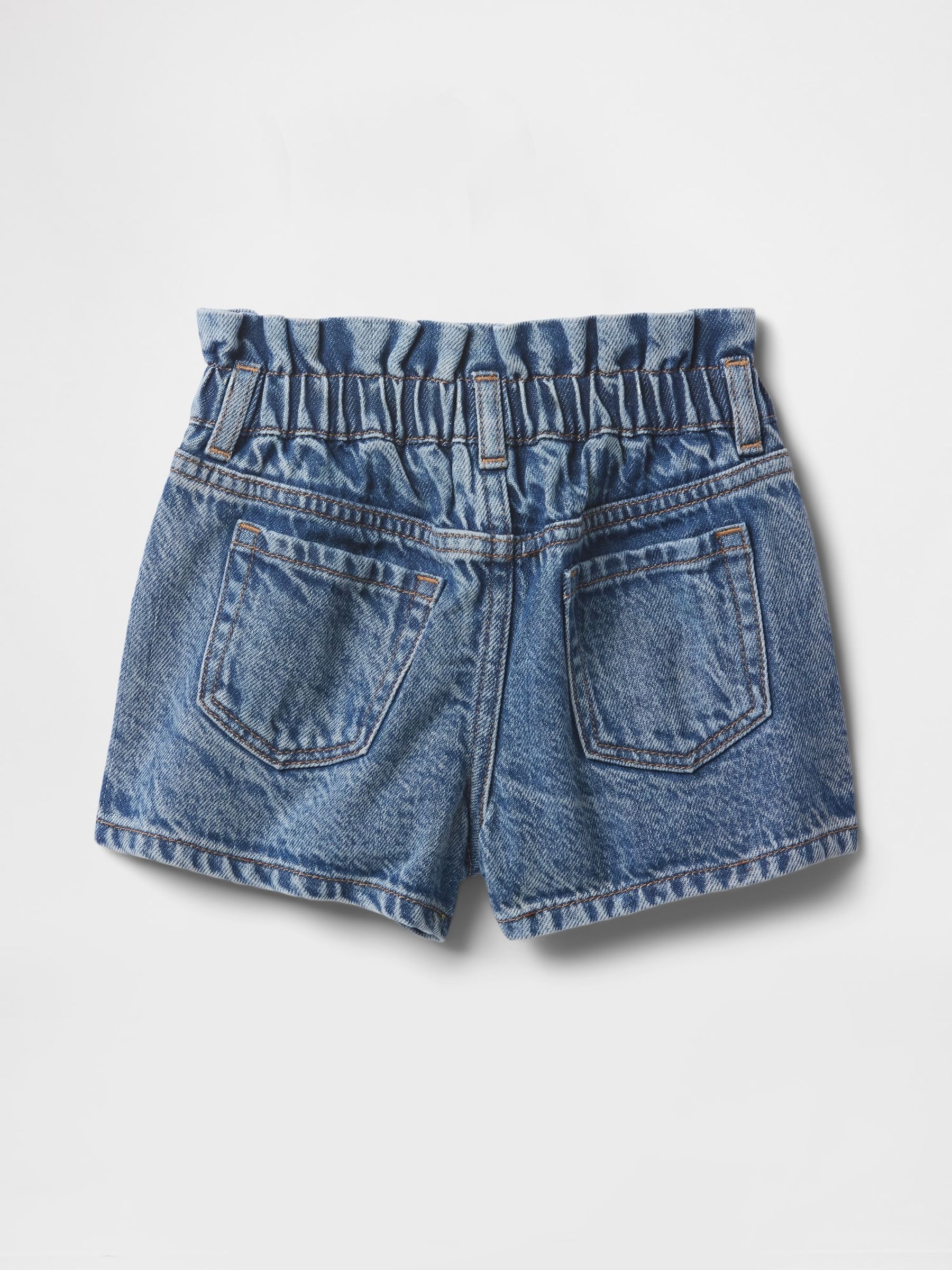 Blue UltraSoft Ruffle Stride Shorts (6mths-5yrs) - Image 3 of 4