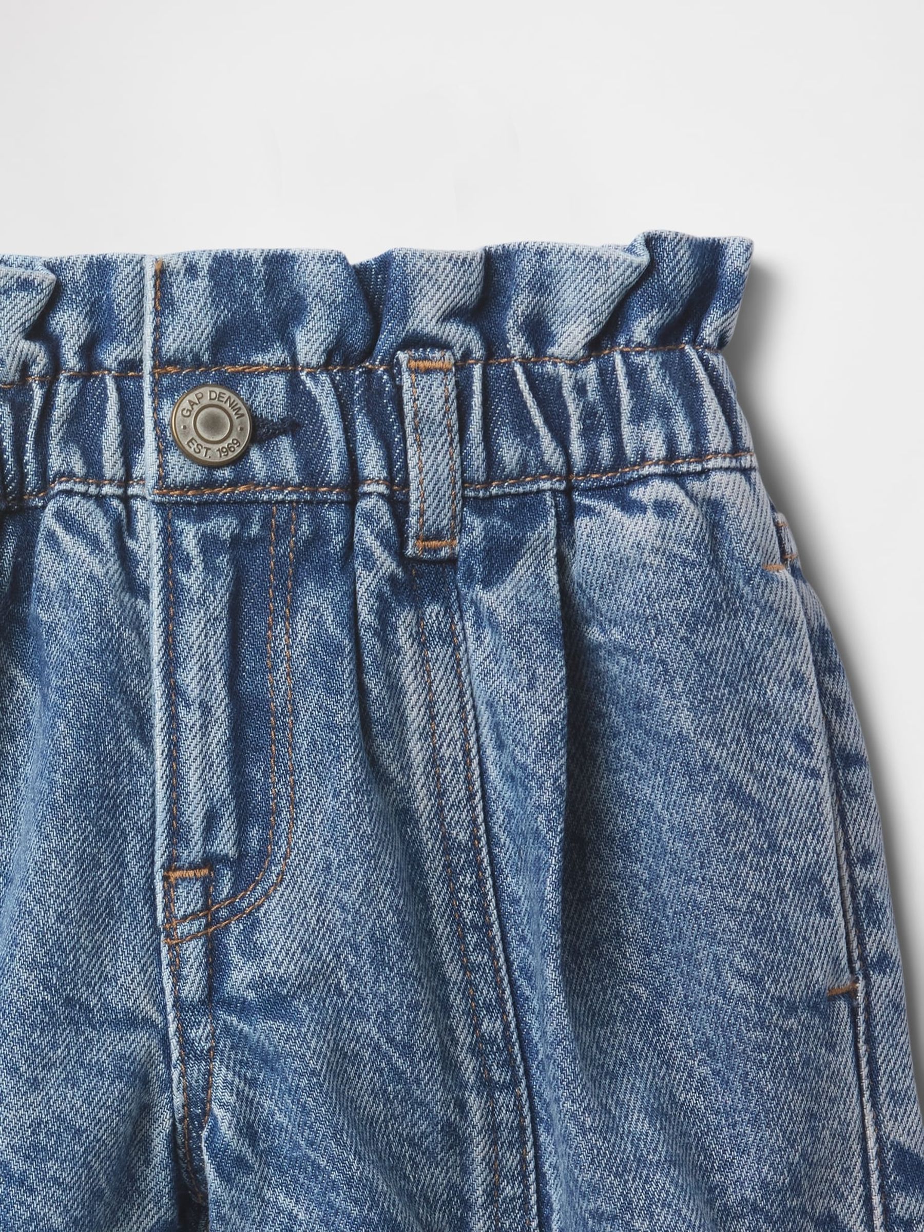 Blue UltraSoft Ruffle Stride Shorts (6mths-5yrs) - Image 4 of 4