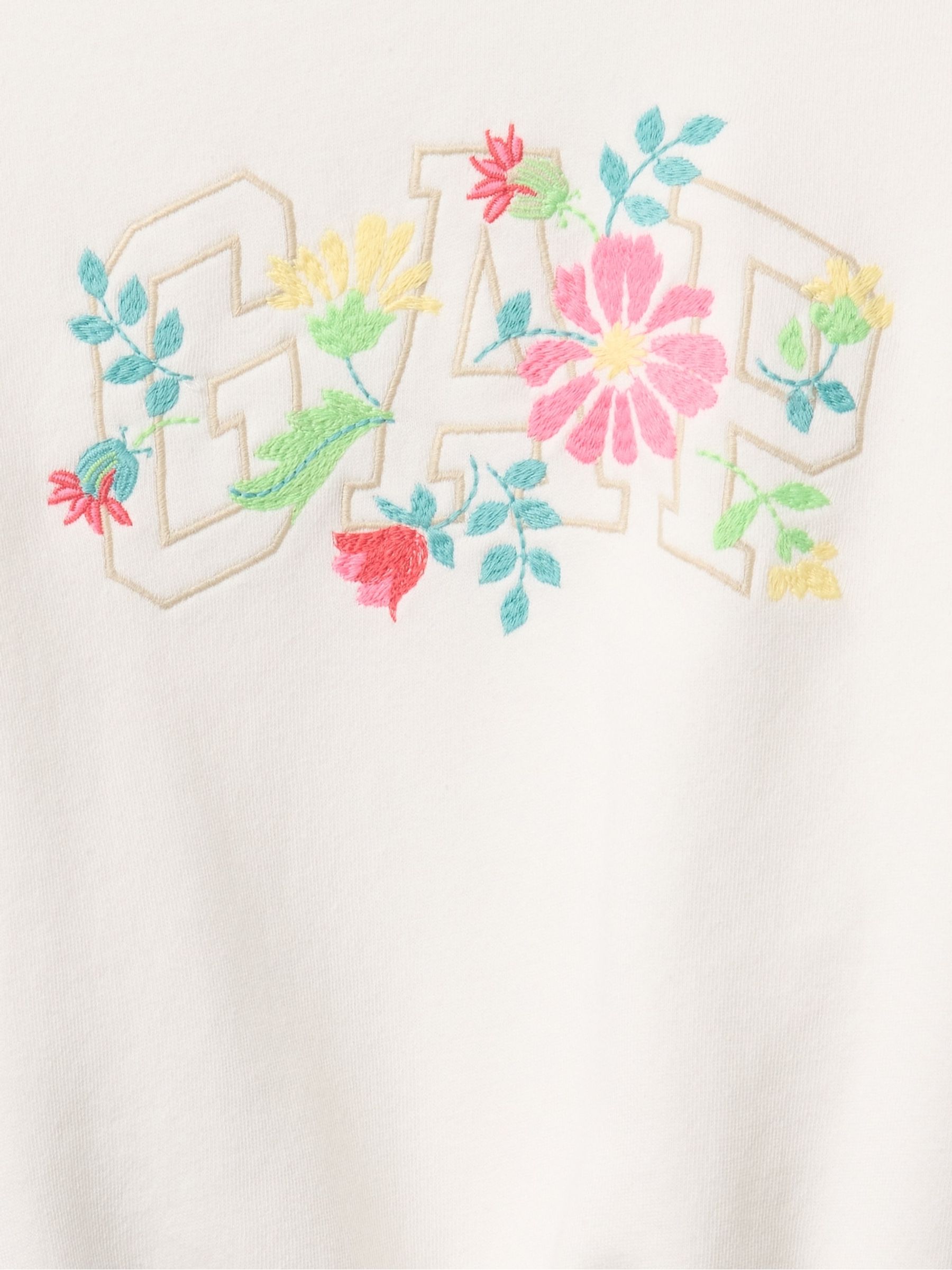 White Floral Vintage Soft Sweatshirt (6mths-5yrs) - Image 3 of 3