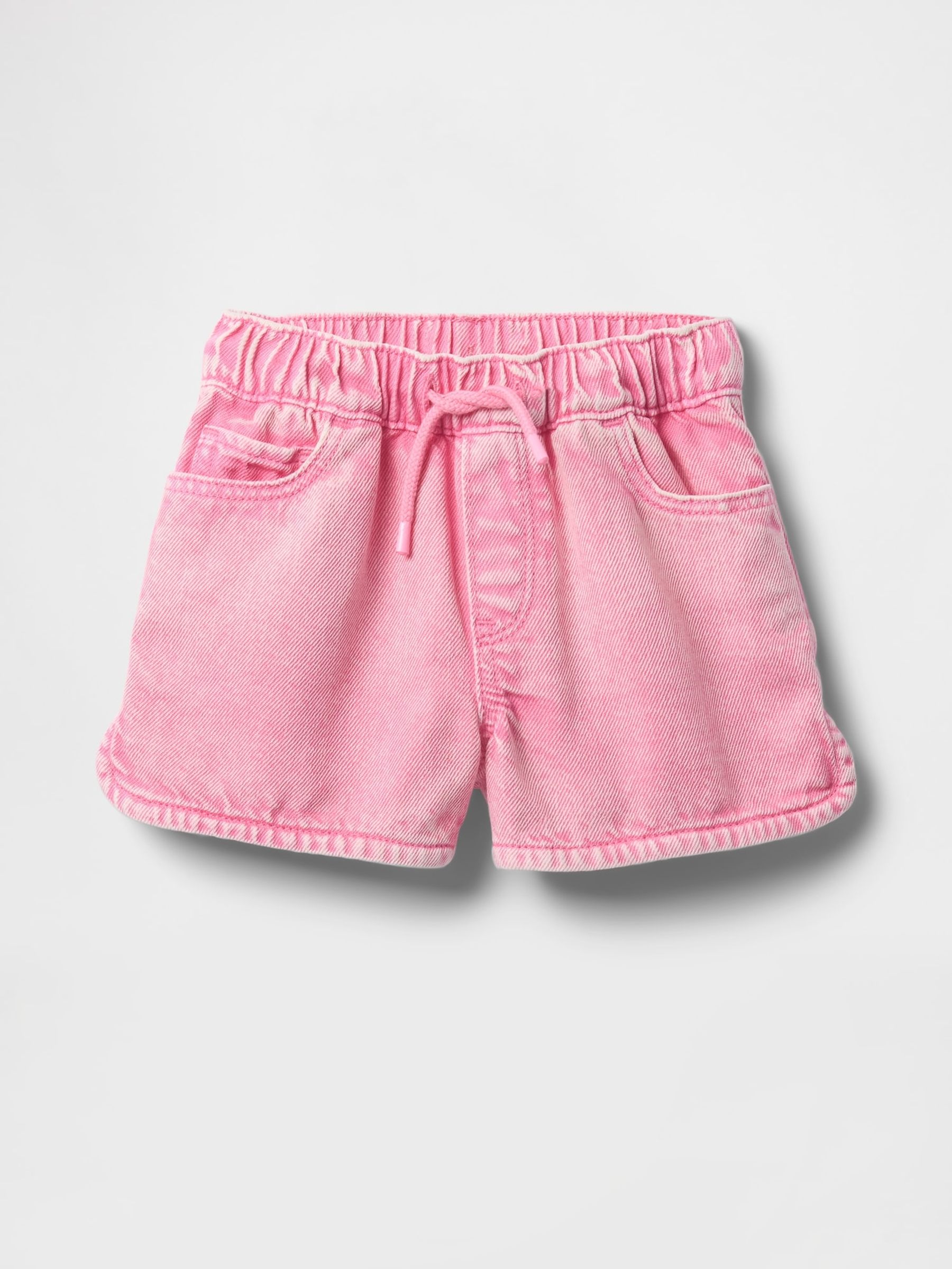 Pink UltraSoft Denim Shorts (6mths-5yrs) - Image 2 of 4