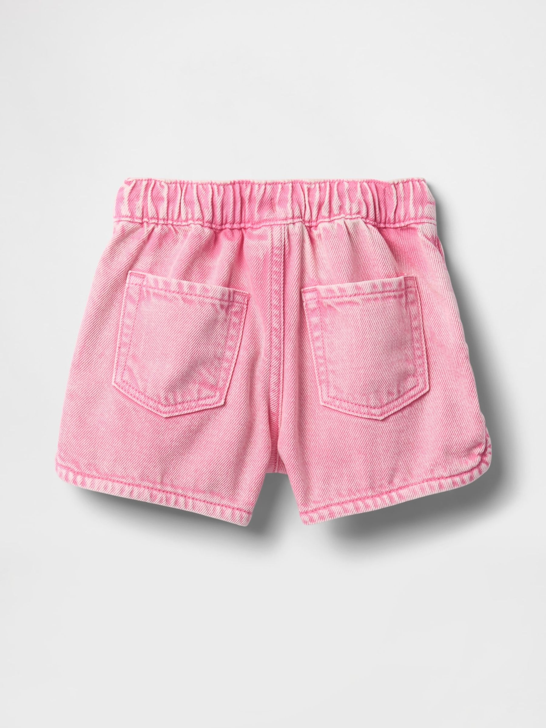 Pink UltraSoft Denim Shorts (6mths-5yrs) - Image 3 of 4