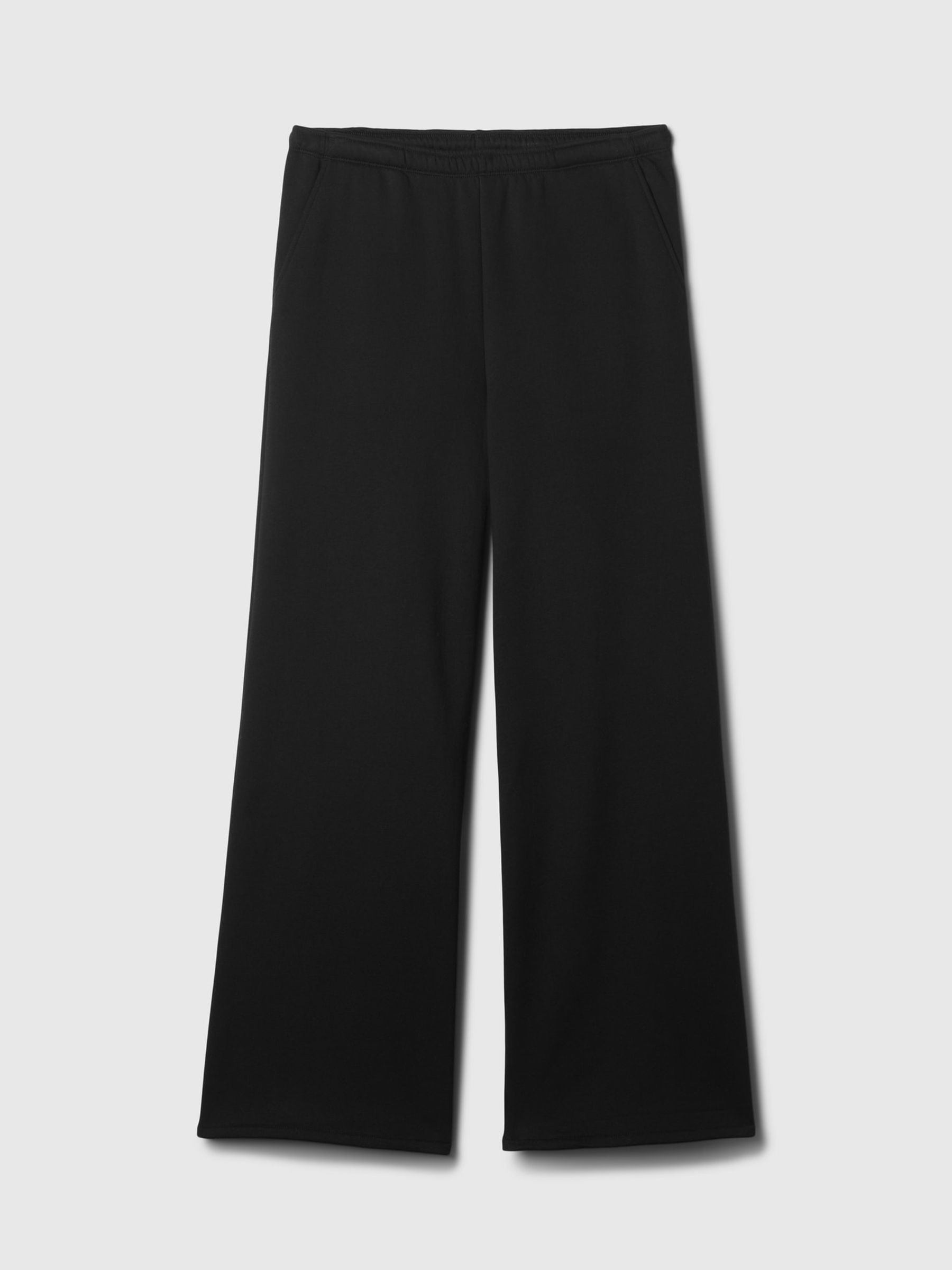Black Vintage Soft Baggy Wide-Leg Joggers - Image 5 of 5