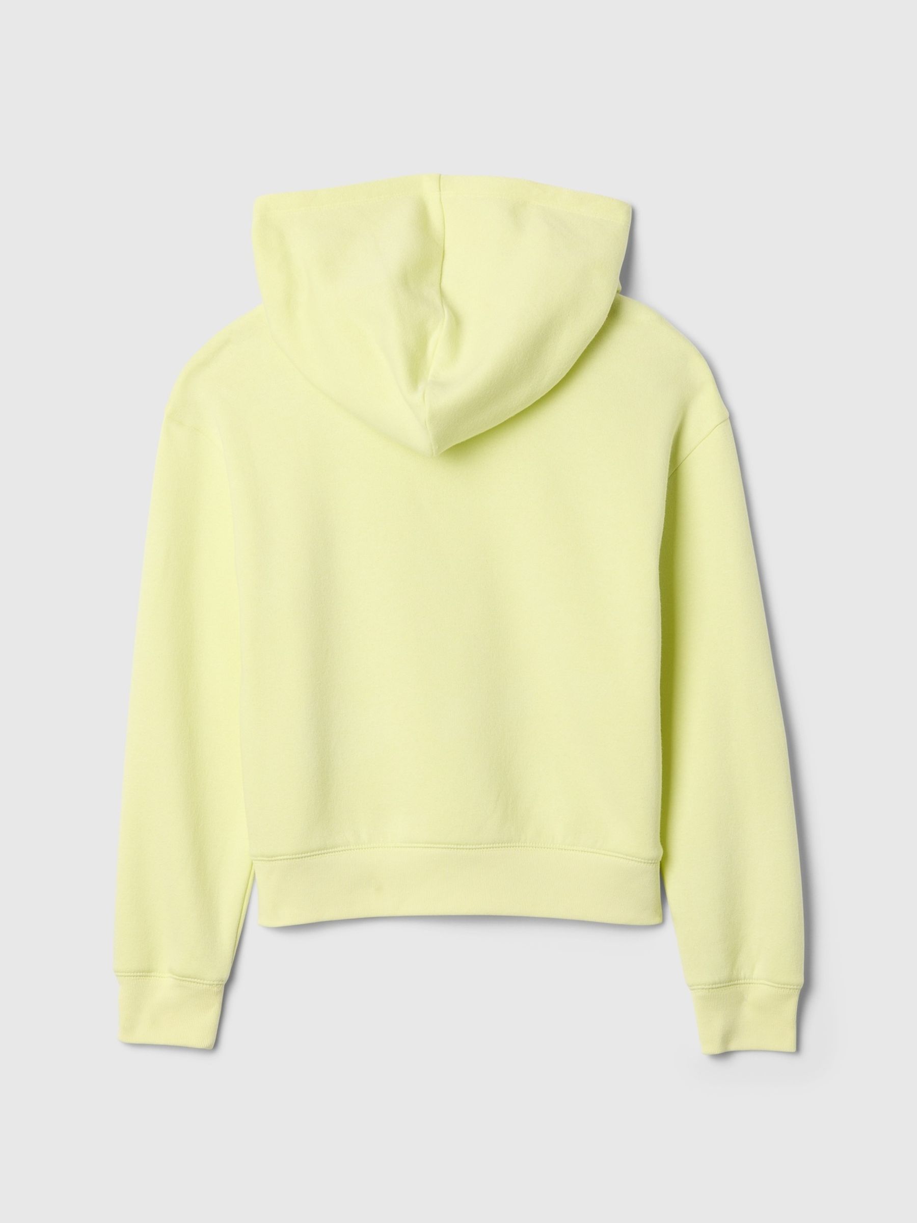 Yellow Vintage Relaxed Logo Hoodie (4-13yrs) - Image 2 of 2