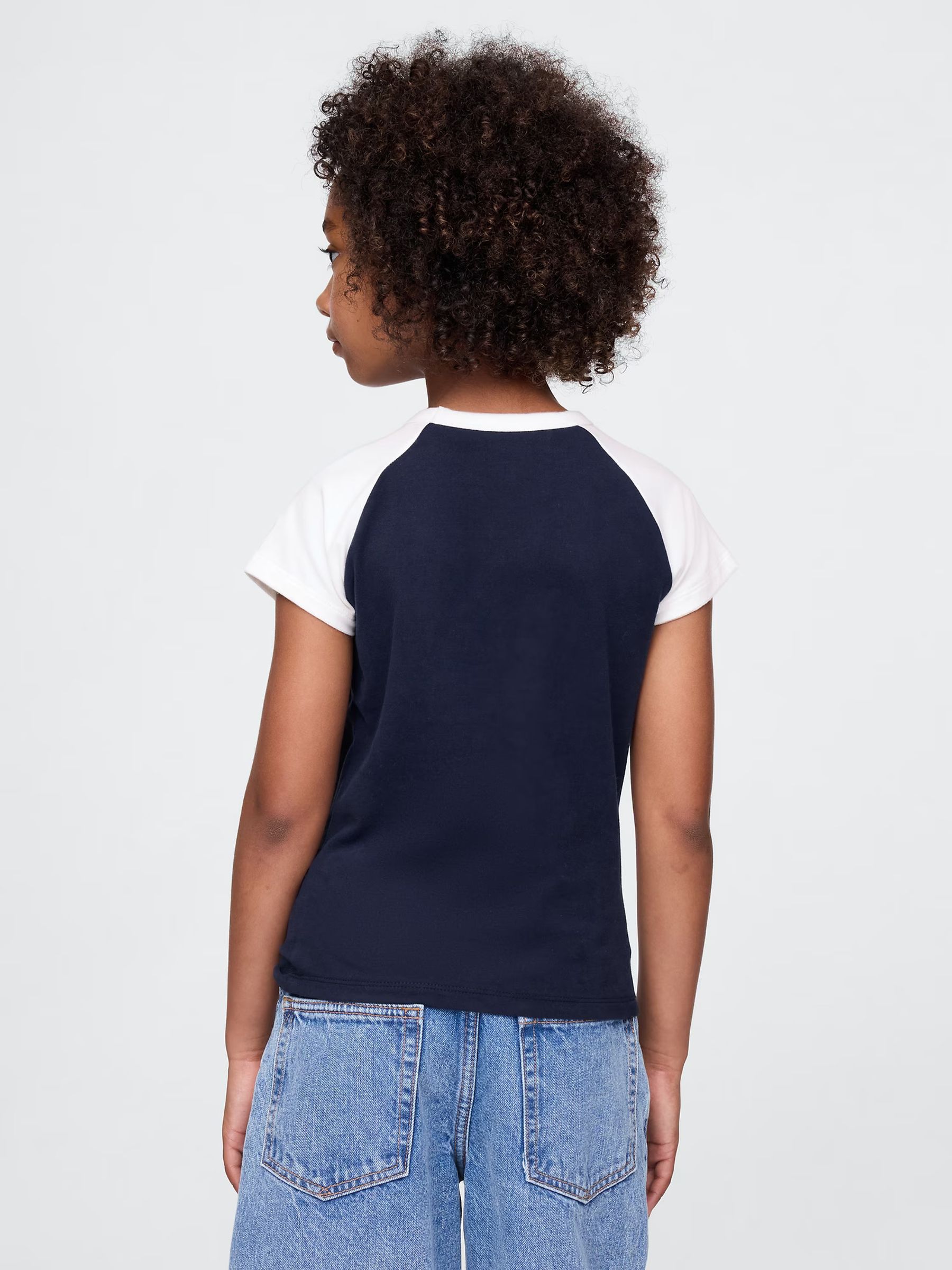 Navy Blue New York Logo Raglan T-Shirt (4-13yrs) - Image 2 of 4