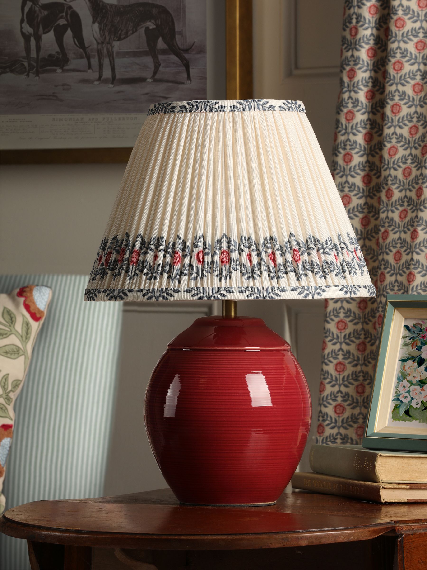 Red Wentworth Table Lamp - Image 2 of 6
