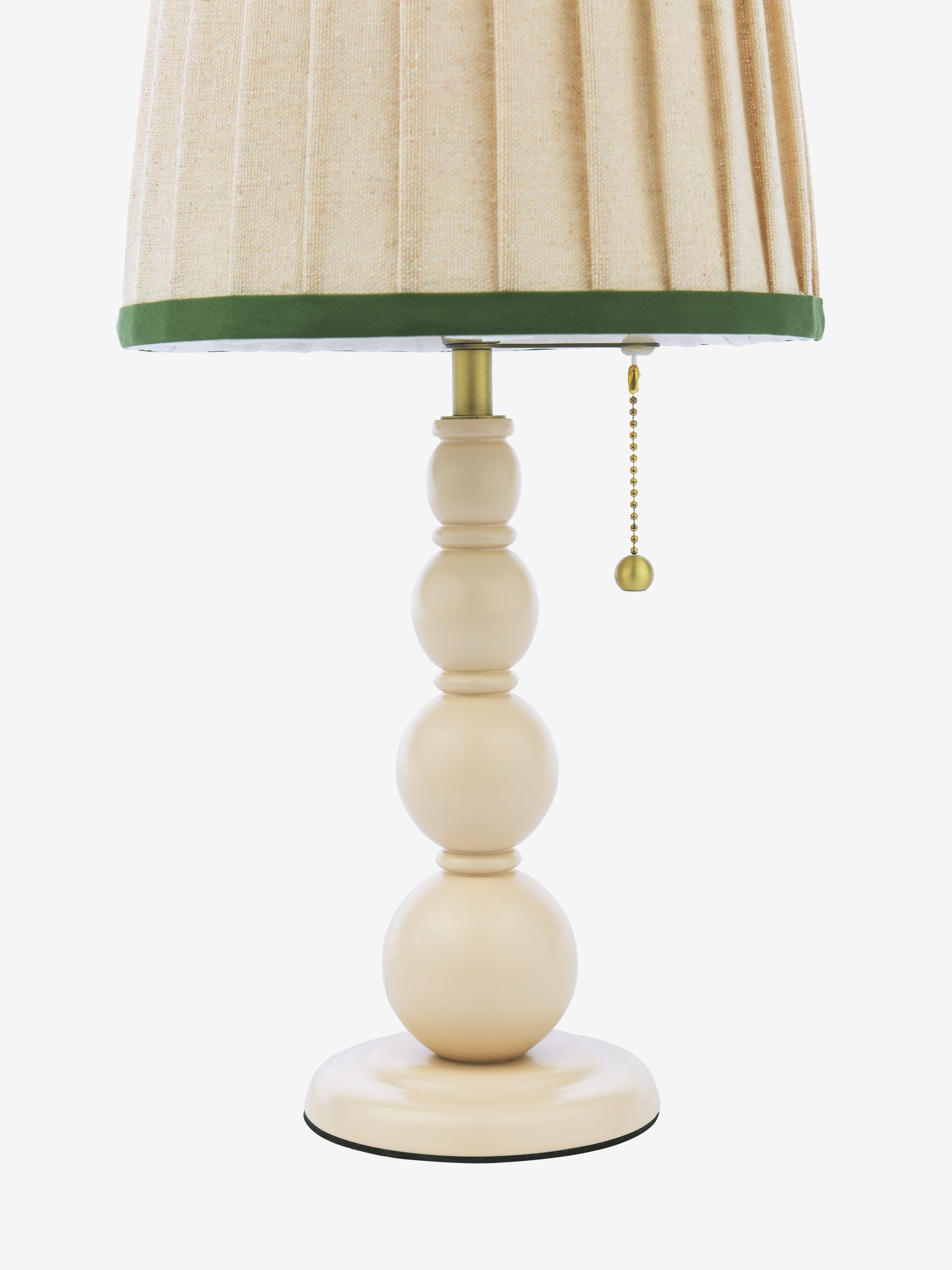 Cream Harewood Table Lamp - Image 5 of 8