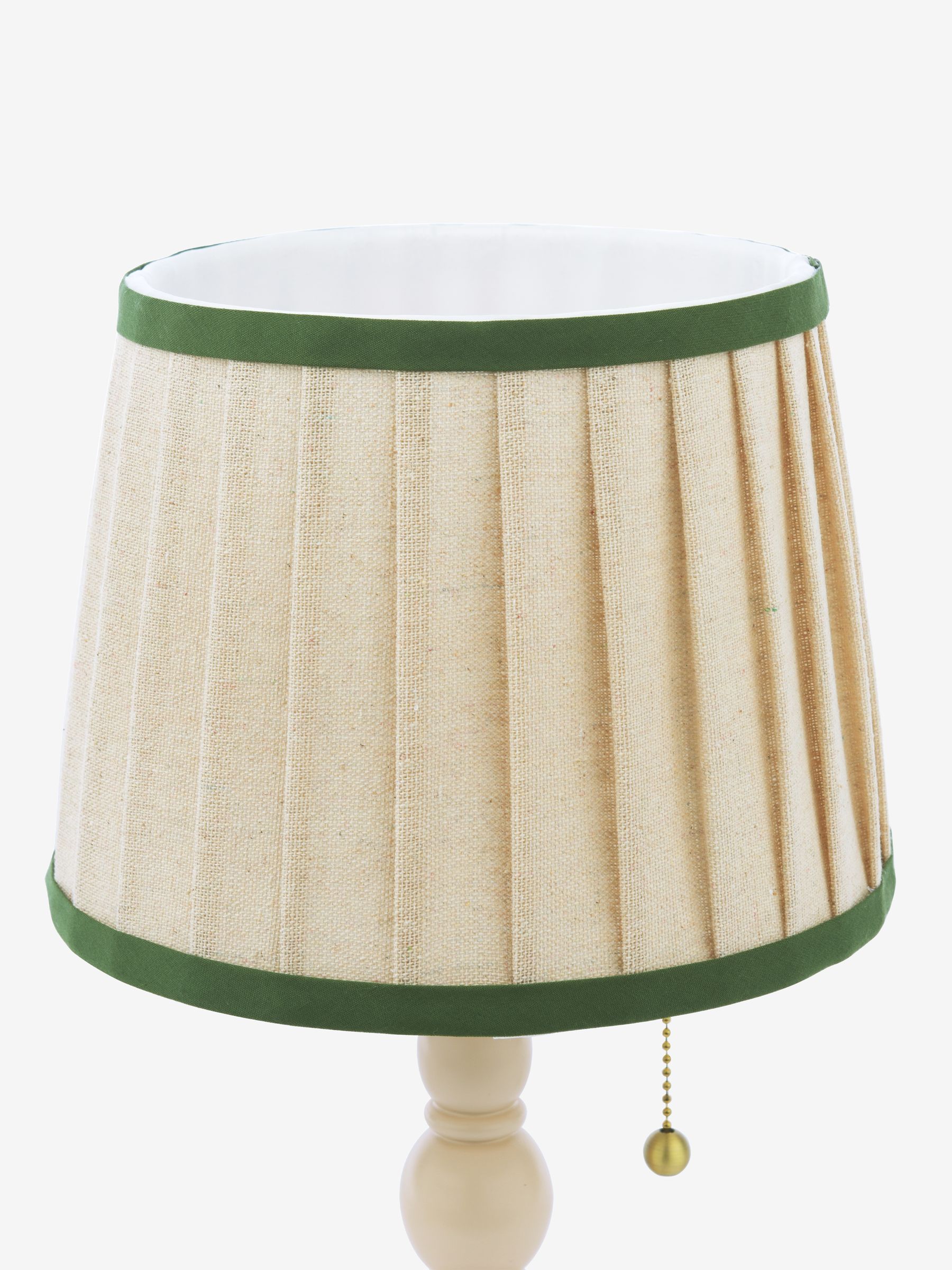 Cream Harewood Table Lamp - Image 6 of 8