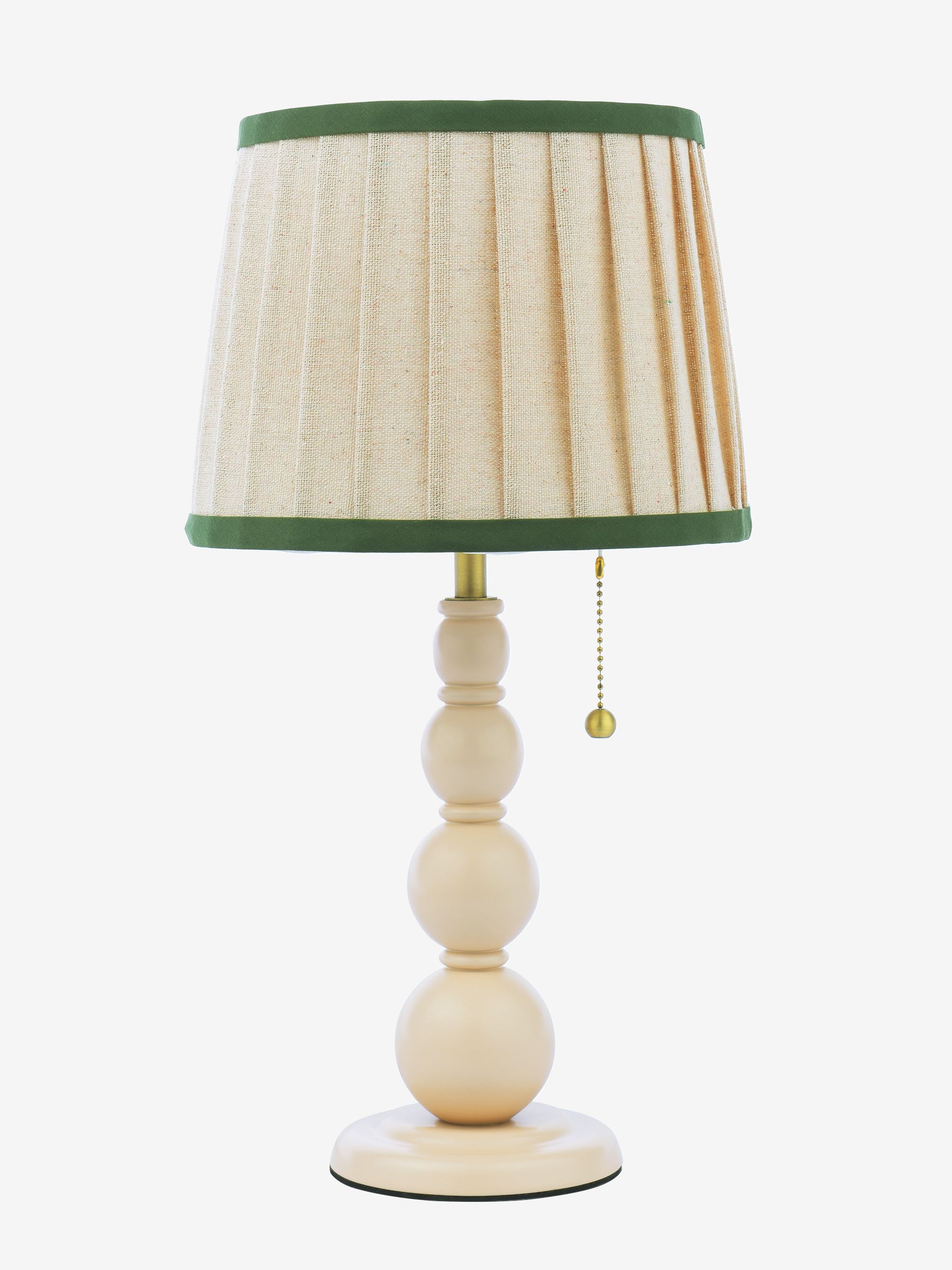 Cream Harewood Table Lamp - Image 7 of 8