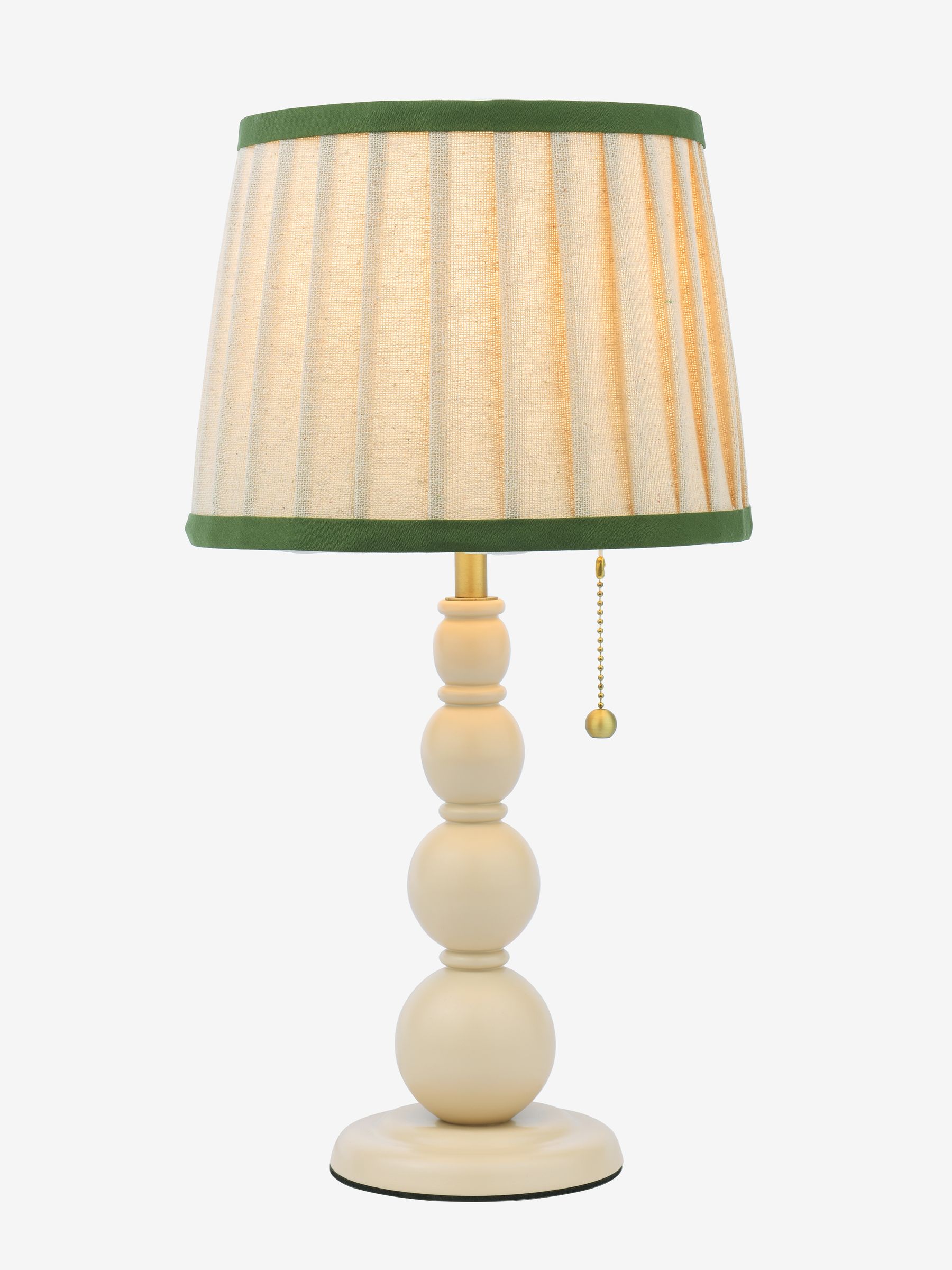 Cream Harewood Table Lamp - Image 8 of 8
