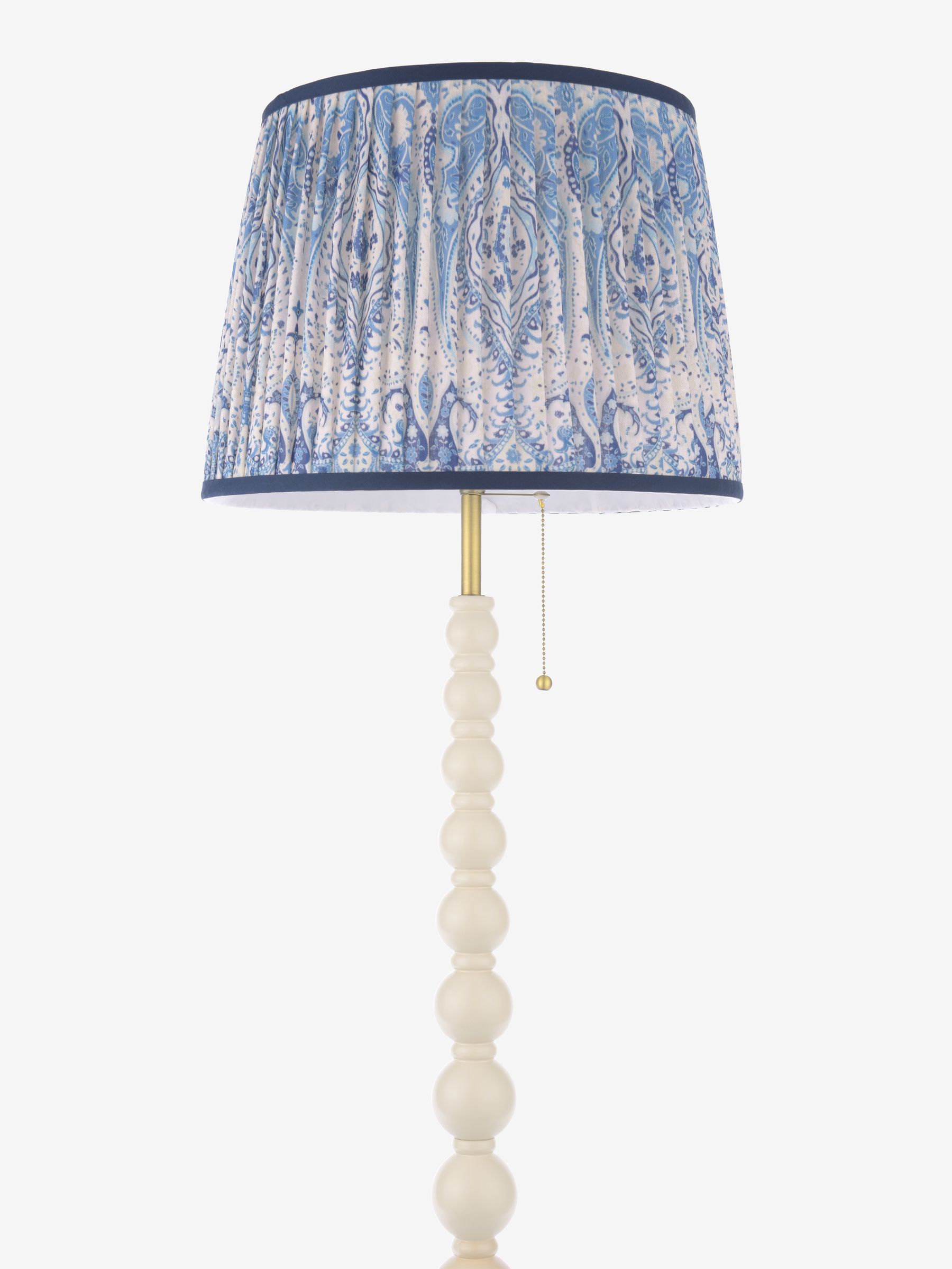 Cream Harewood Floor Lamp - Image 5 of 8