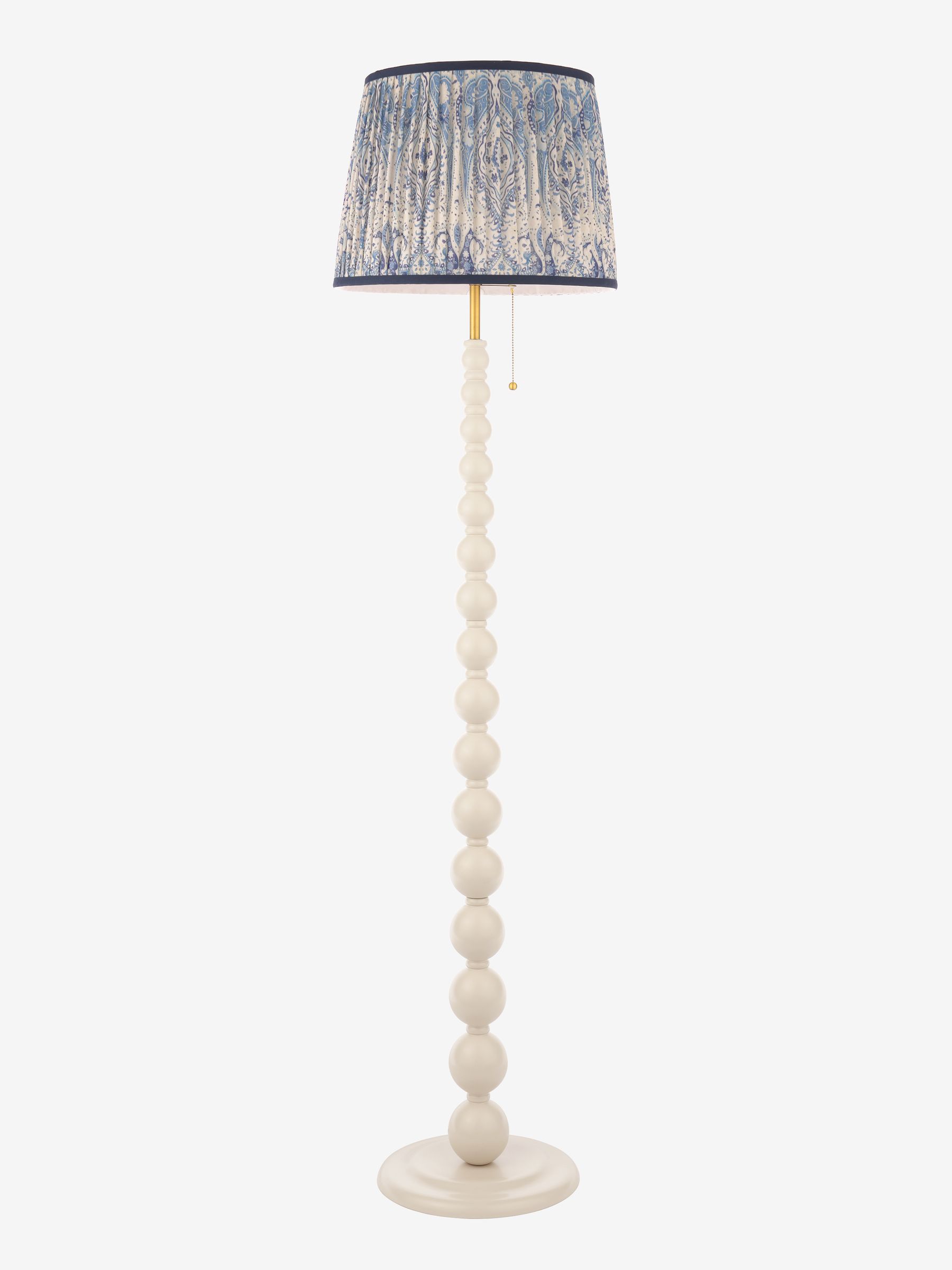 Cream Harewood Floor Lamp - Image 7 of 8