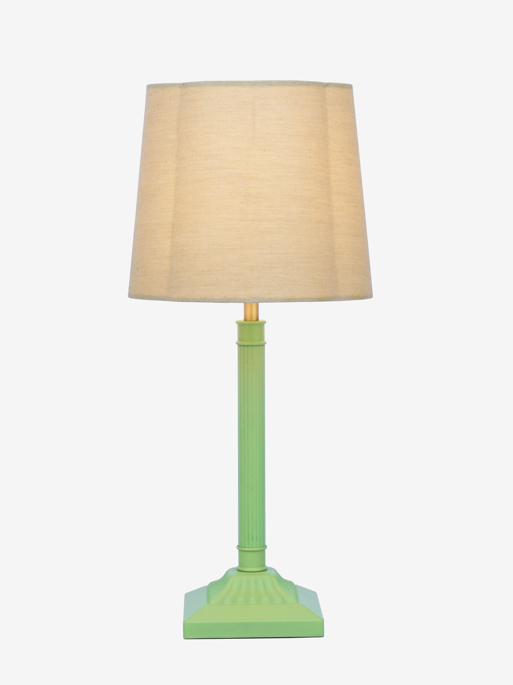 Green Buscot Square Base Table Lamp with Shade - Image 6 of 6