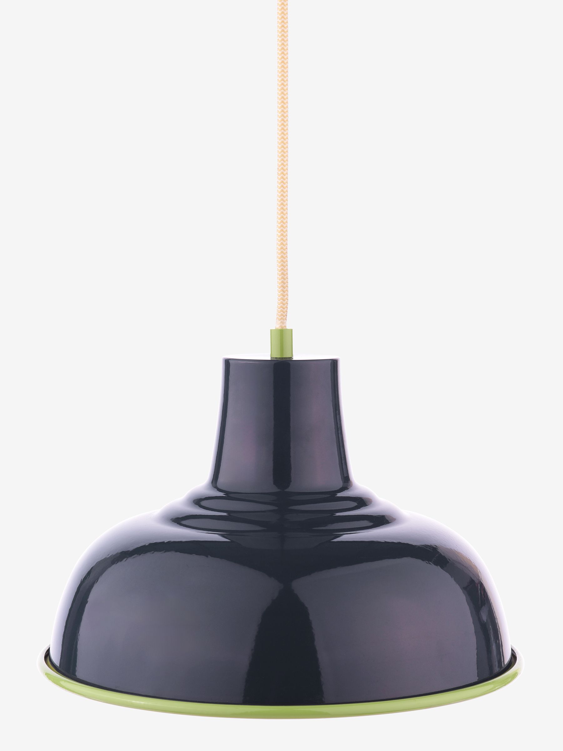 Navy Green Hatfield Industrial Pendant Ceiling Light - Image 3 of 5