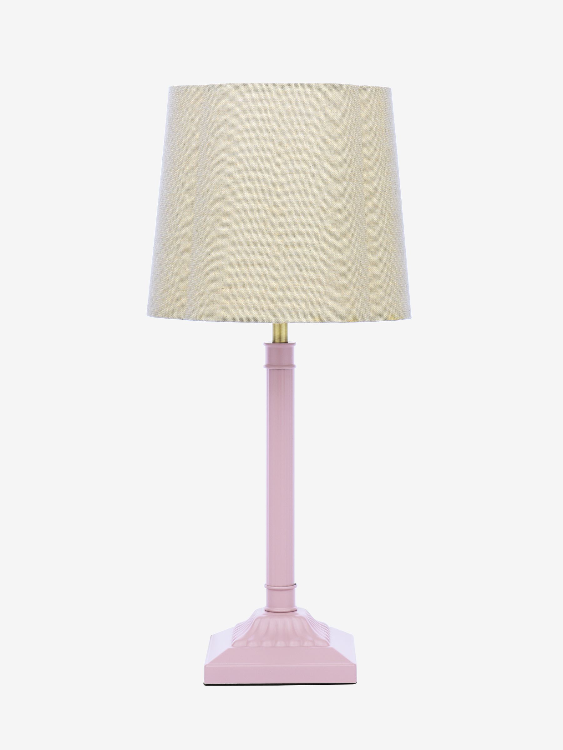 Pink Buscot Square Base Table Lamp with Shade - Image 5 of 6