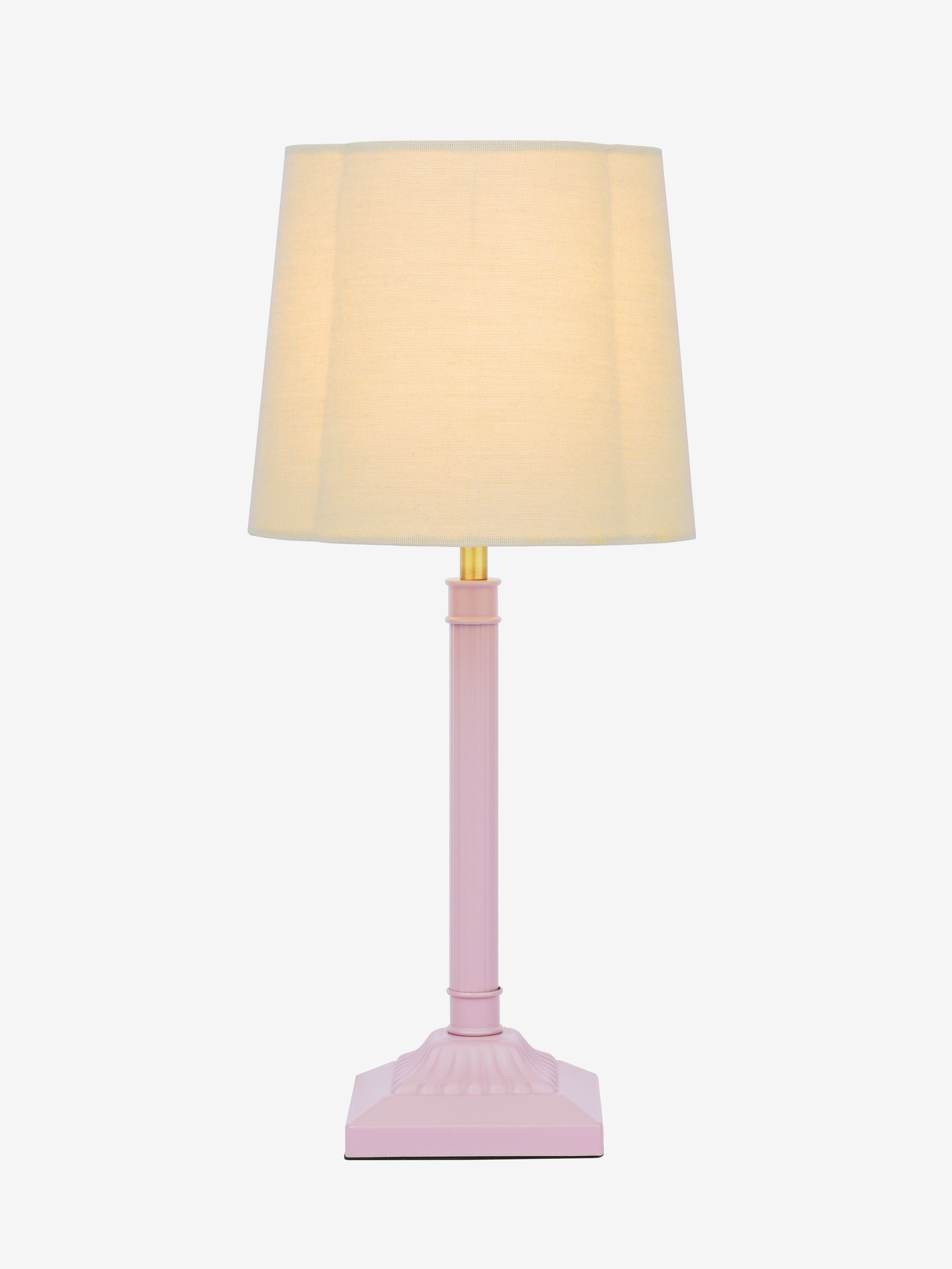 Pink Buscot Square Base Table Lamp with Shade - Image 6 of 6
