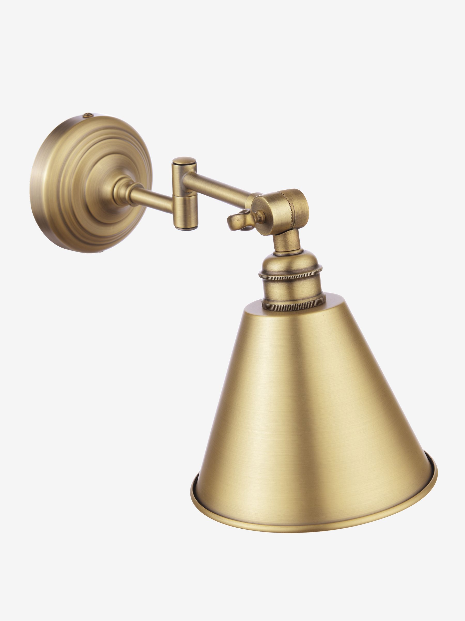 Antique Brass Wollaton Wall Light - Image 5 of 8