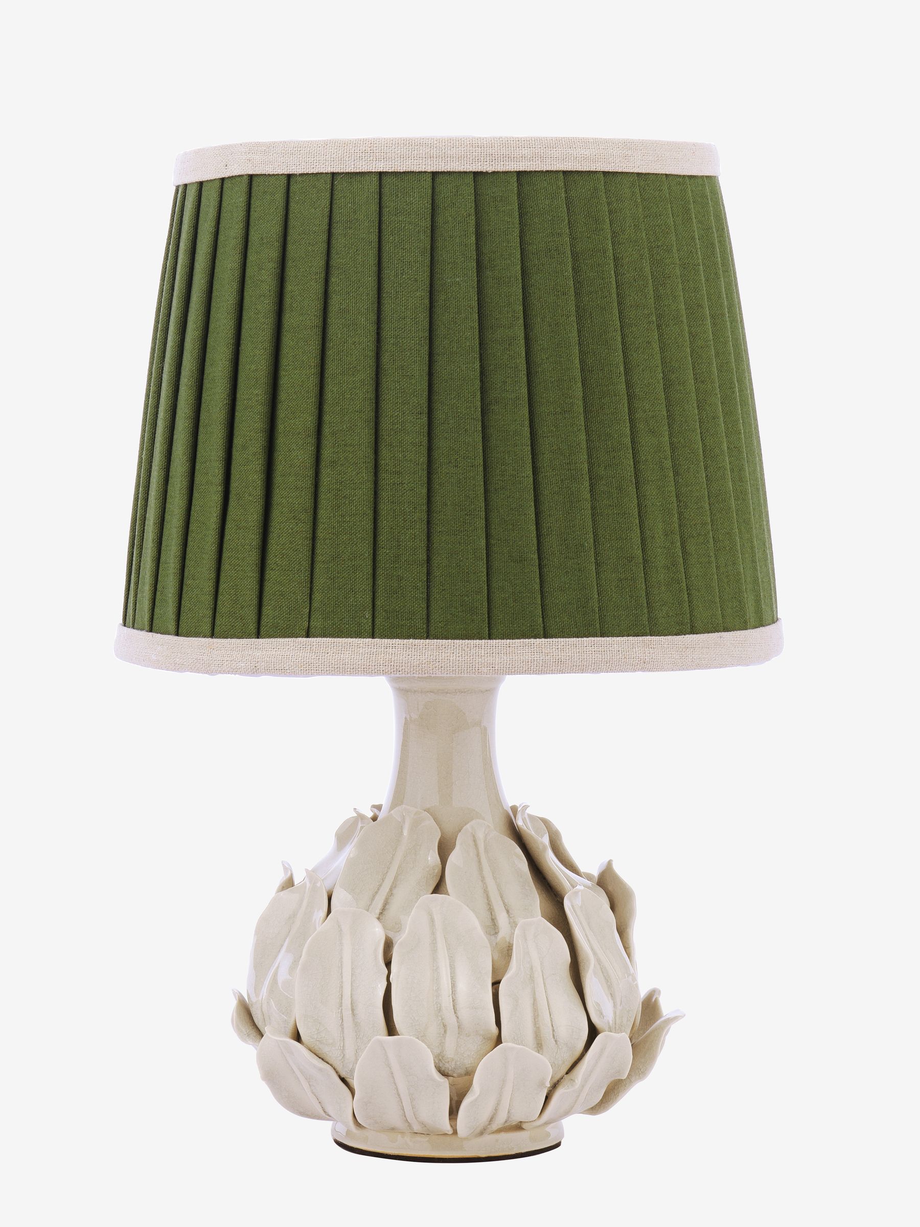 Cream Chatsworth Small Ceramic Table Lamp - Image 5 of 6