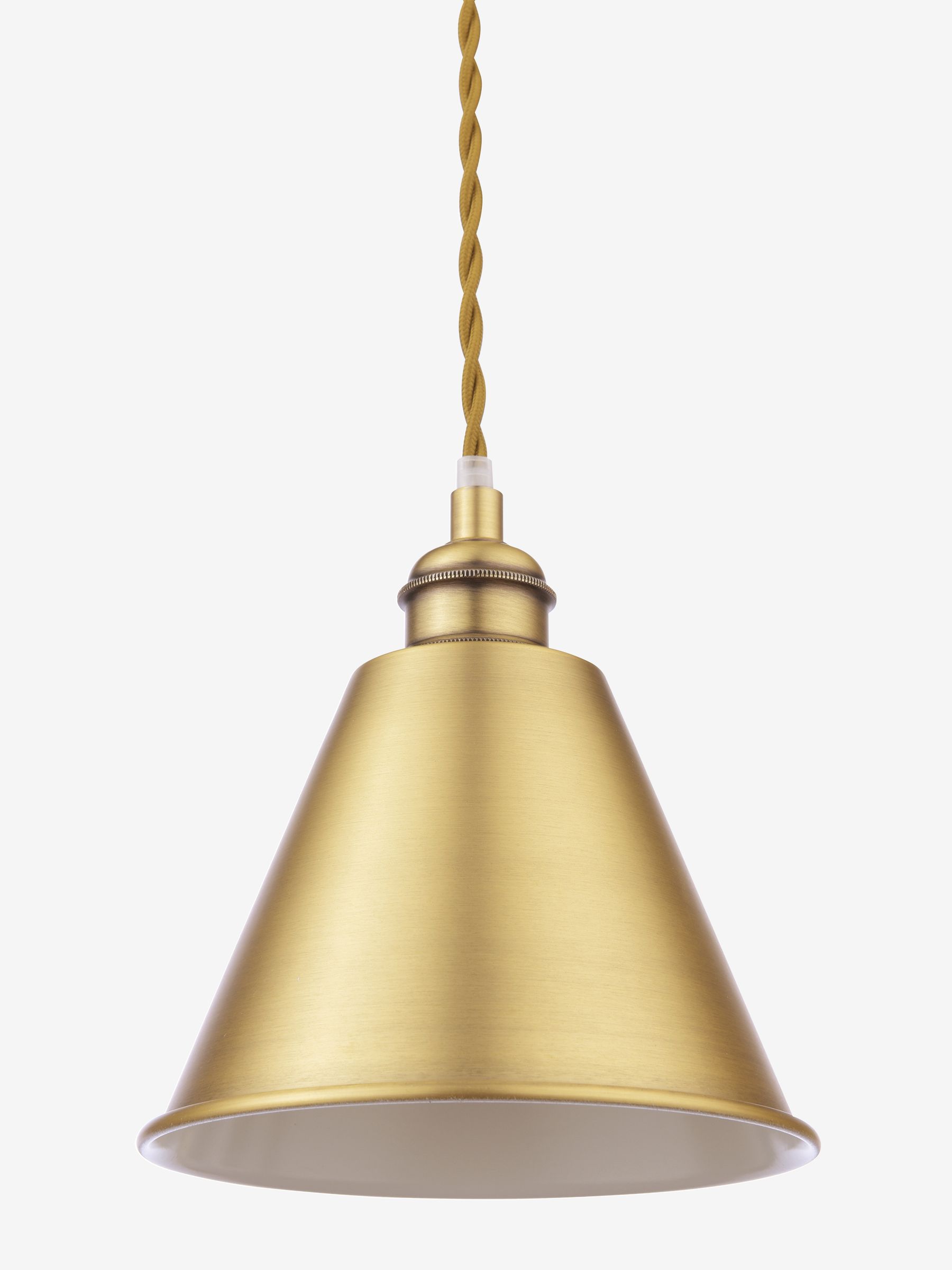 Antique Brass Wollaton 3 Light Linear Pendant Bar Ceiling Light - Image 3 of 5