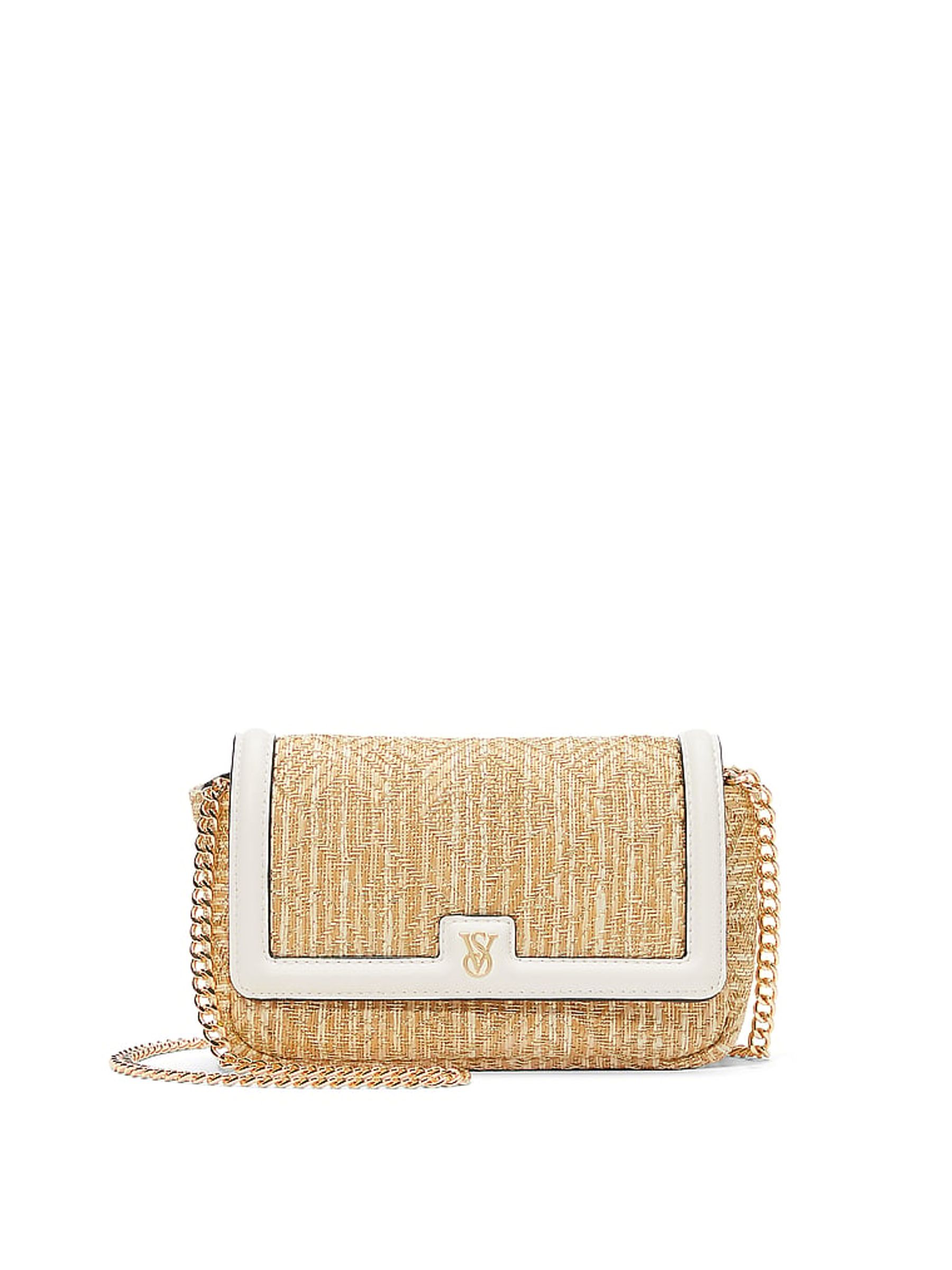 Brown Straw Crossbody Bag - Image 1 of 4