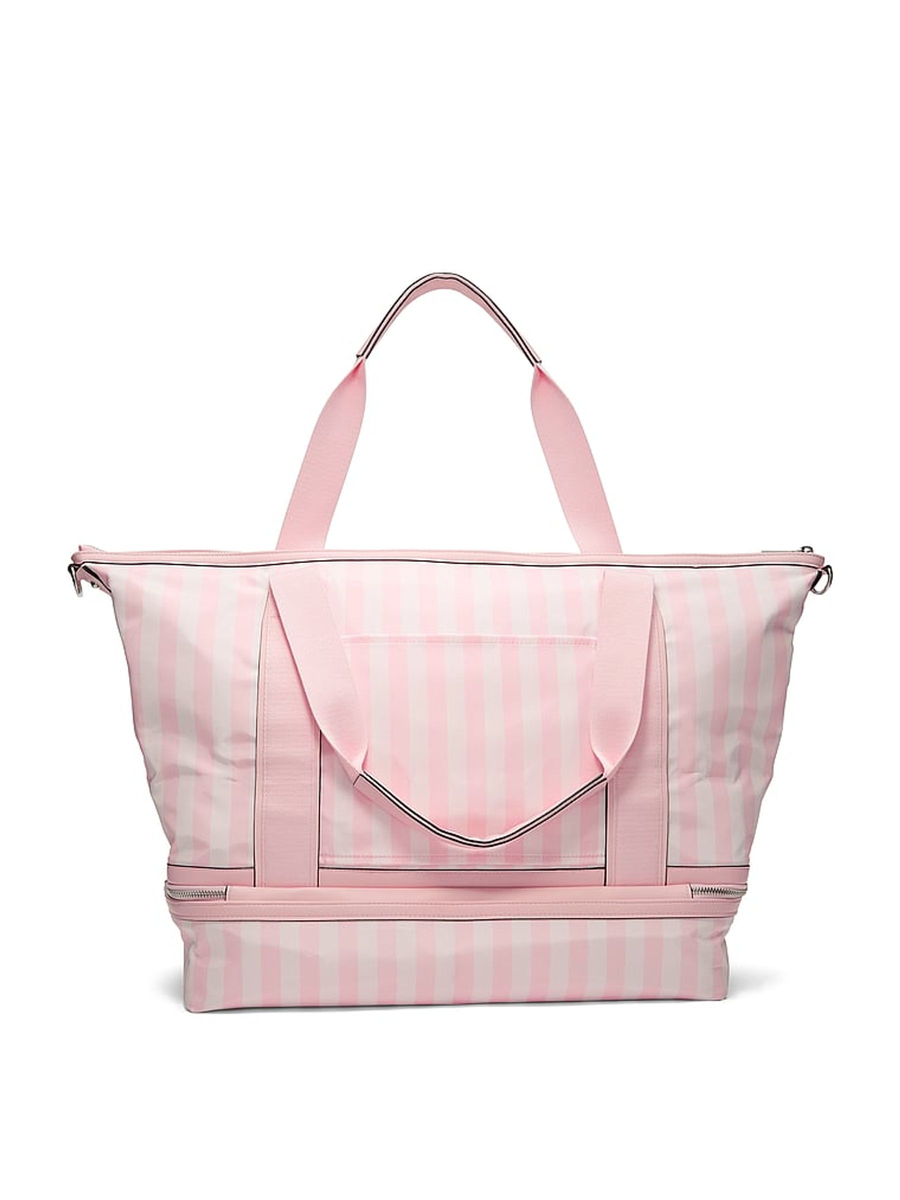 Iconic Stripe Pink Weekender Bag - Image 2 of 4